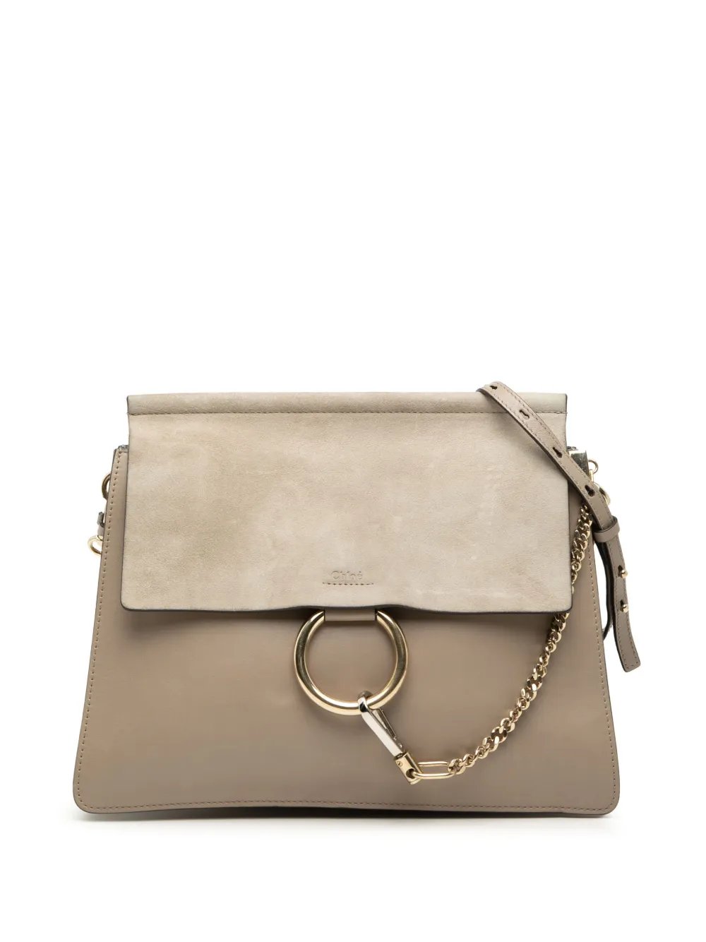 2016 Medium Calfskin and Suede Faye crossbody bag