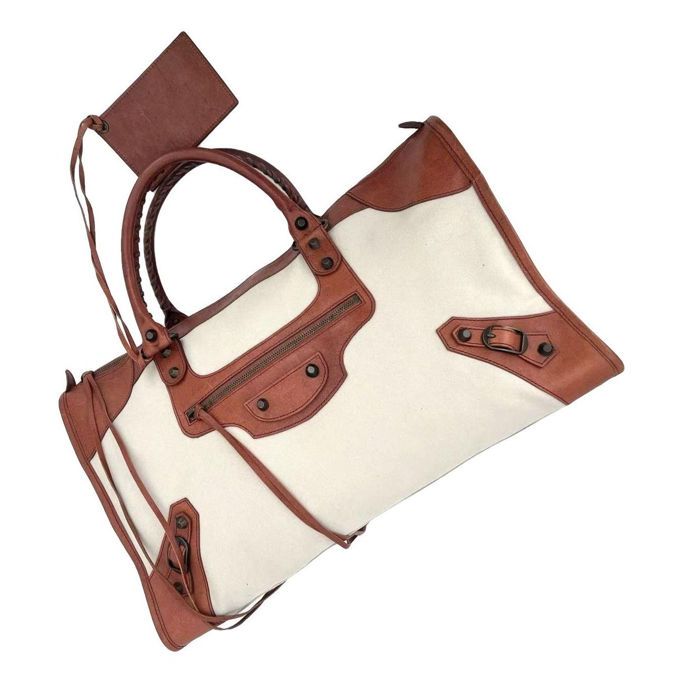 Leather handbag