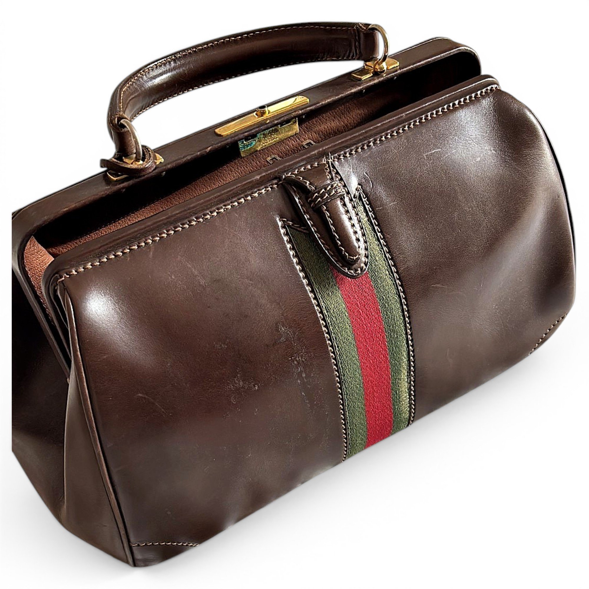 GG Running leather 24h bag