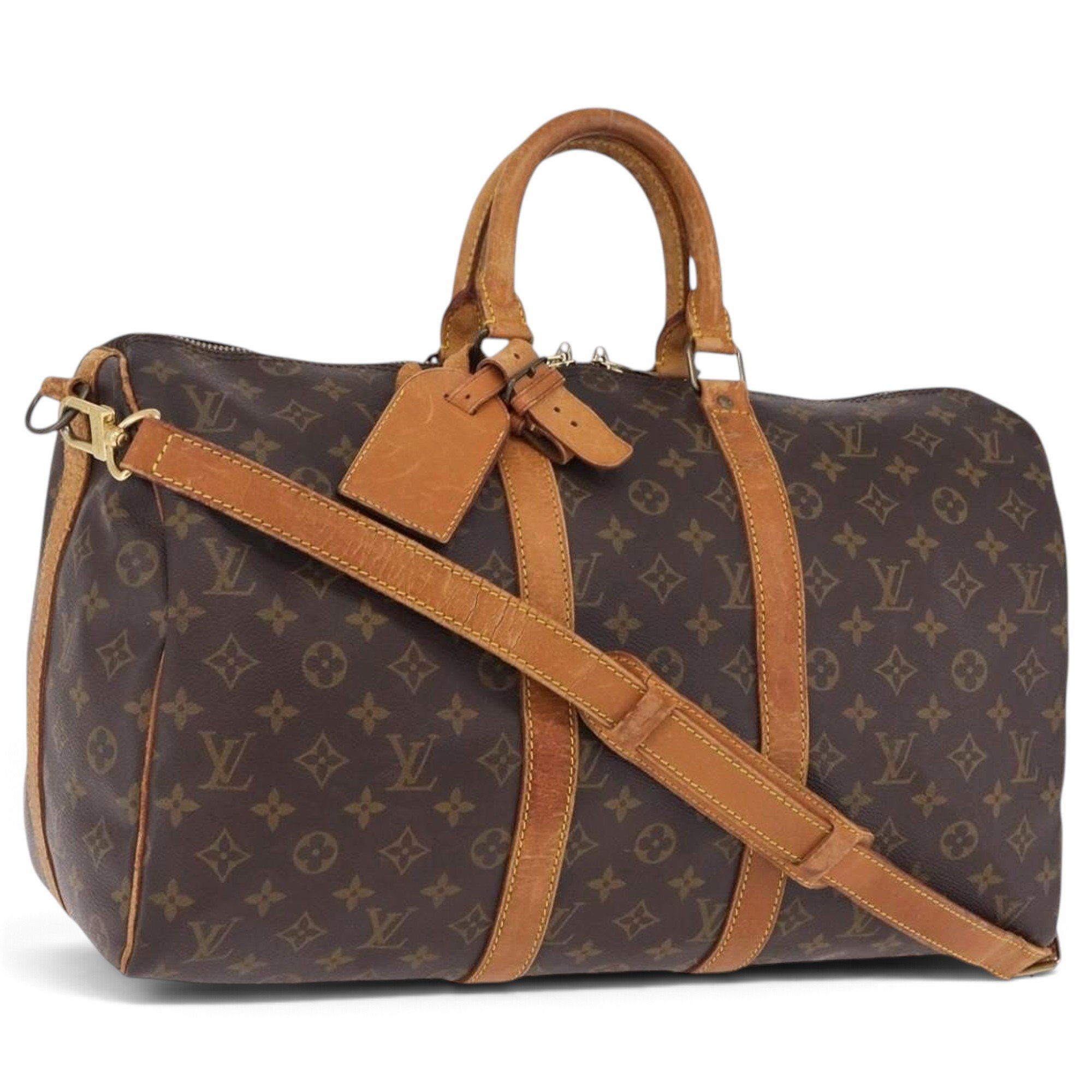 Keepall leather 24h bag