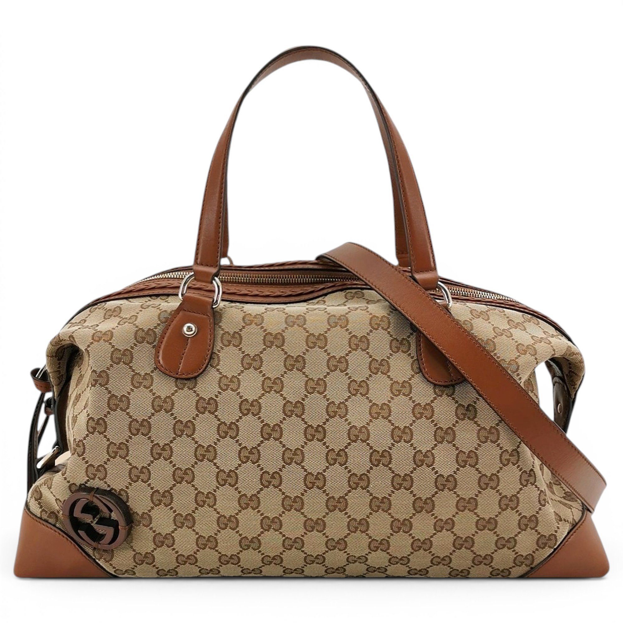 Leather handbag