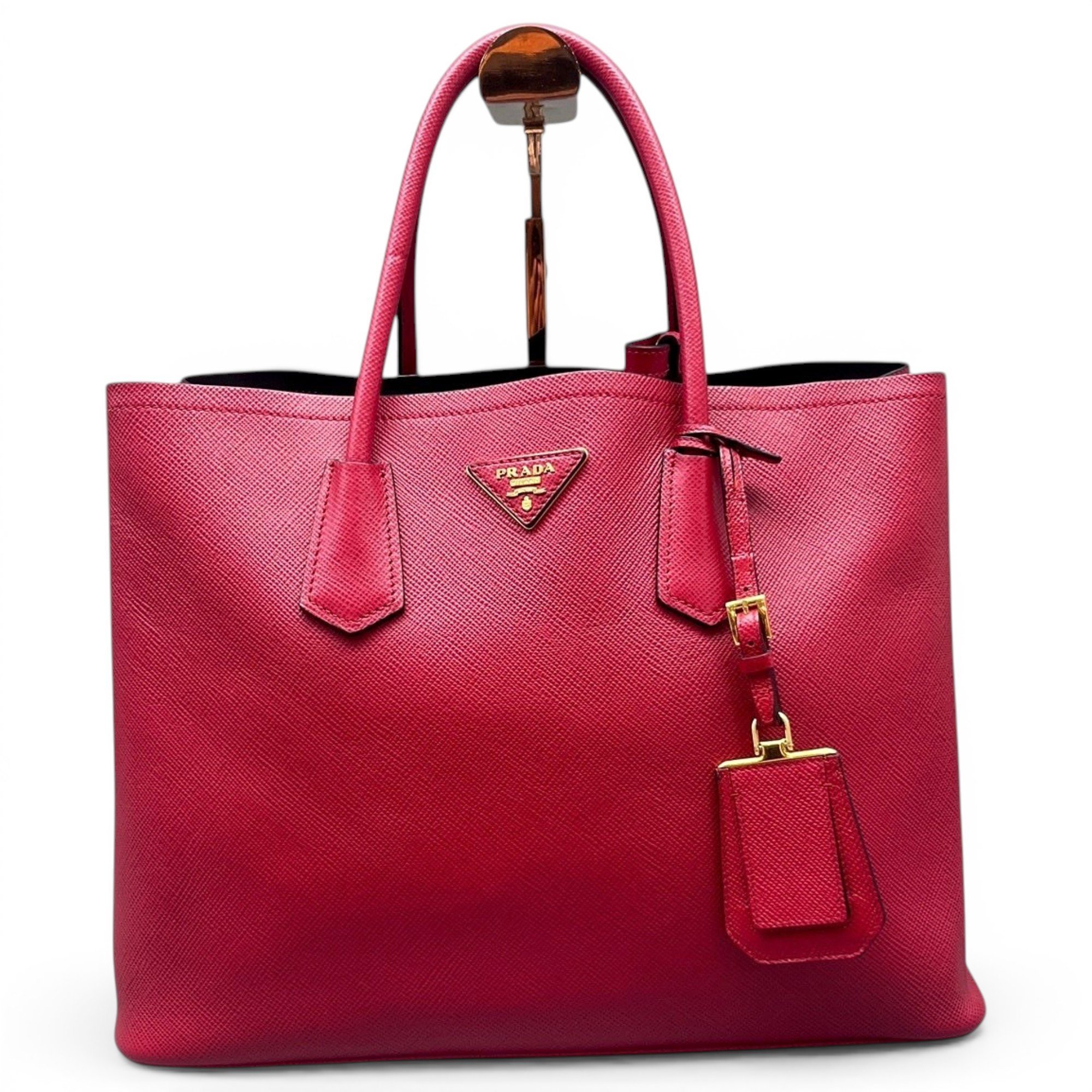 Bibliothèque leather handbag