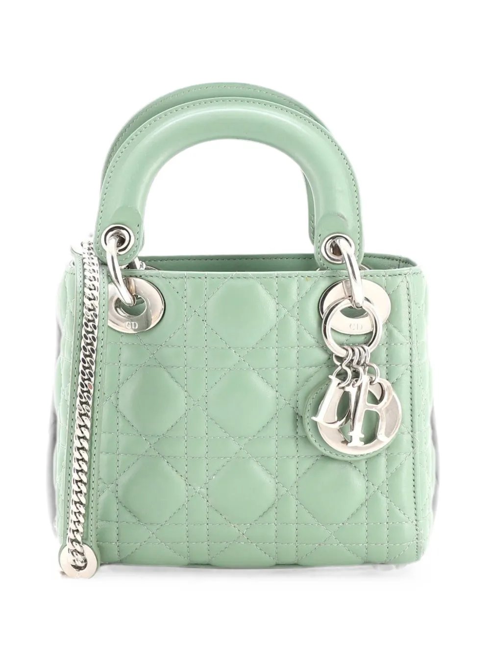 Lady Dior Chain Bag Cannage Quilt Lambskin Mini satchel
