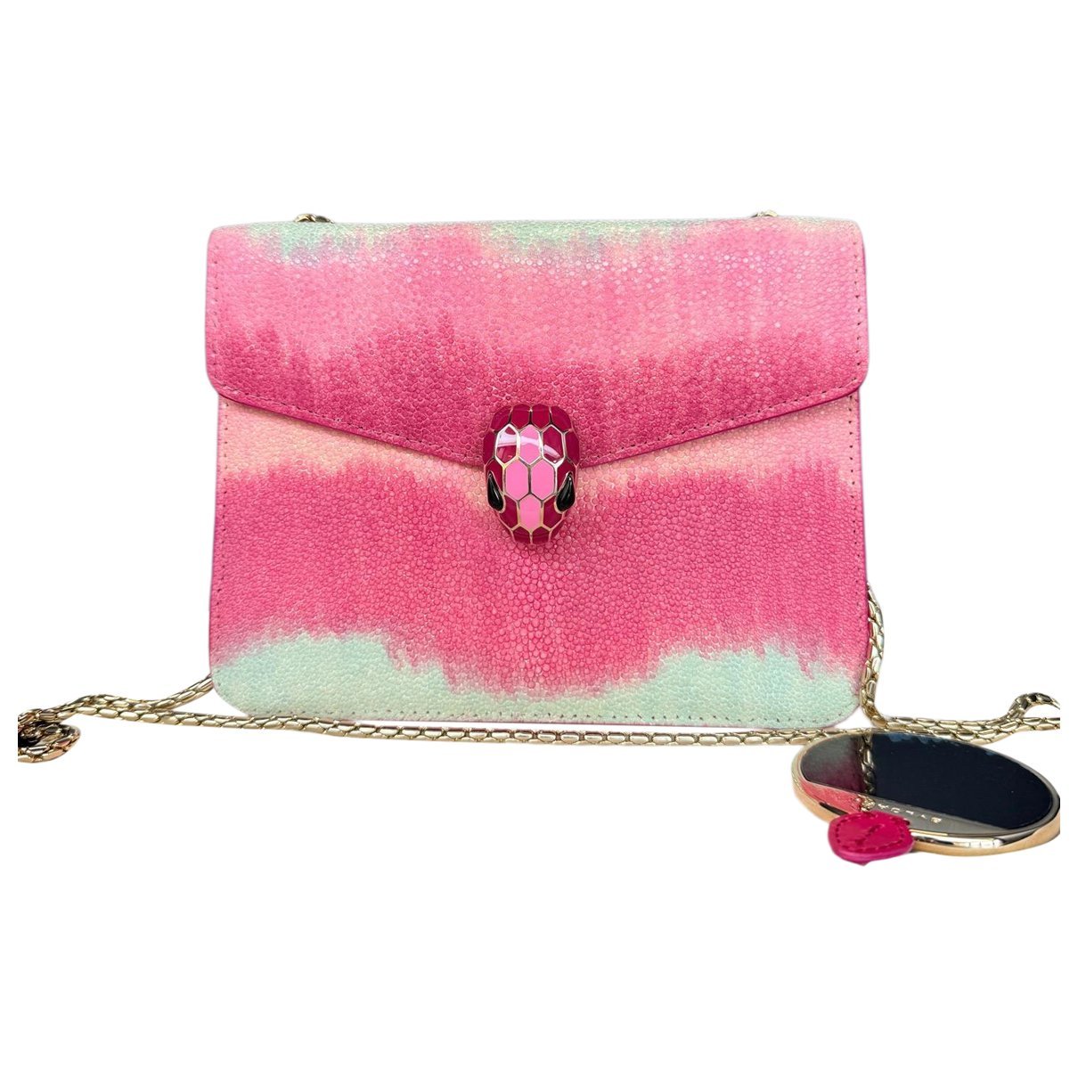 Bvlgari Serpenti leather handbag
