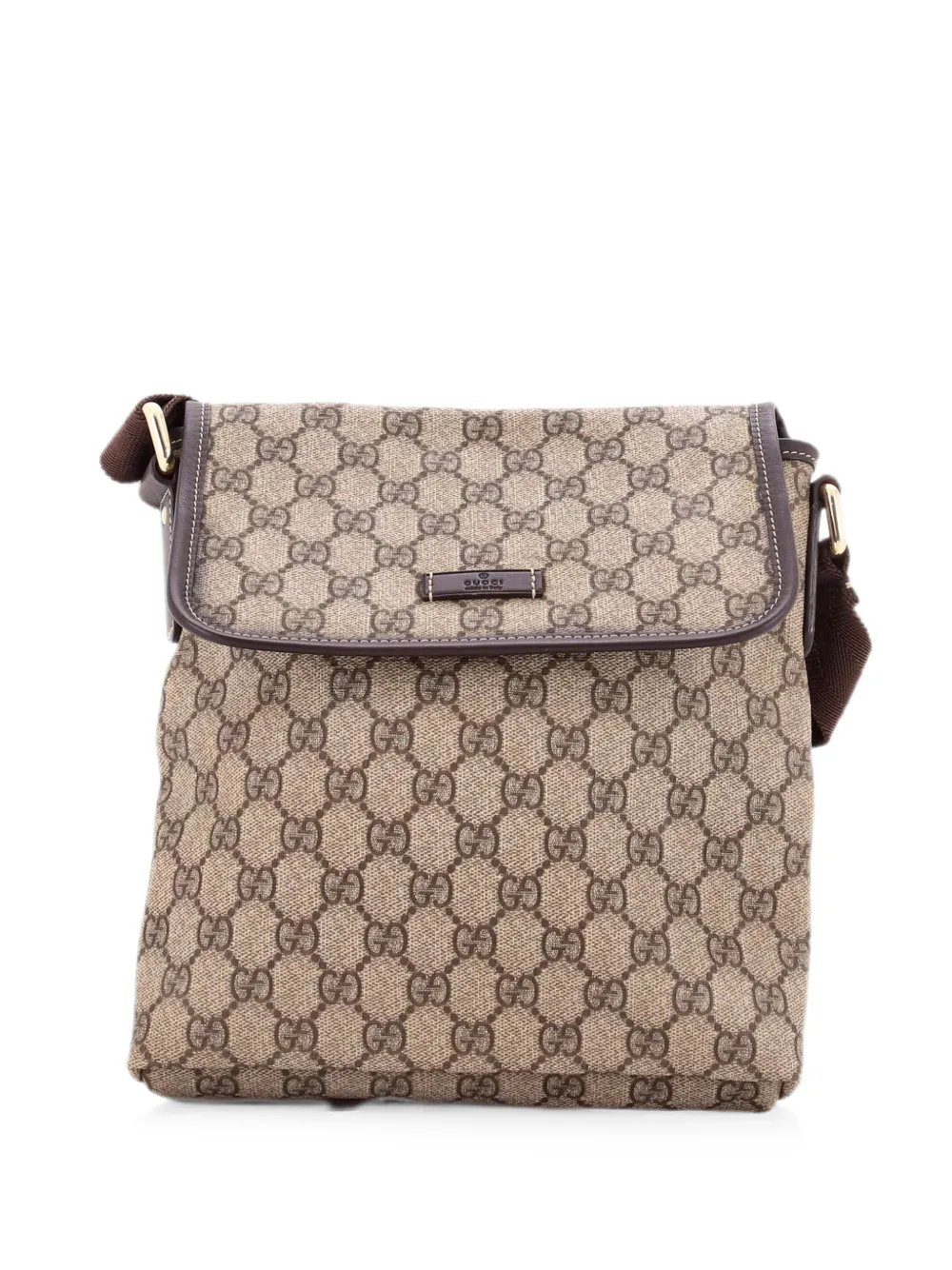 Flap Messenger GG Coated Canvas Small crossbody bag