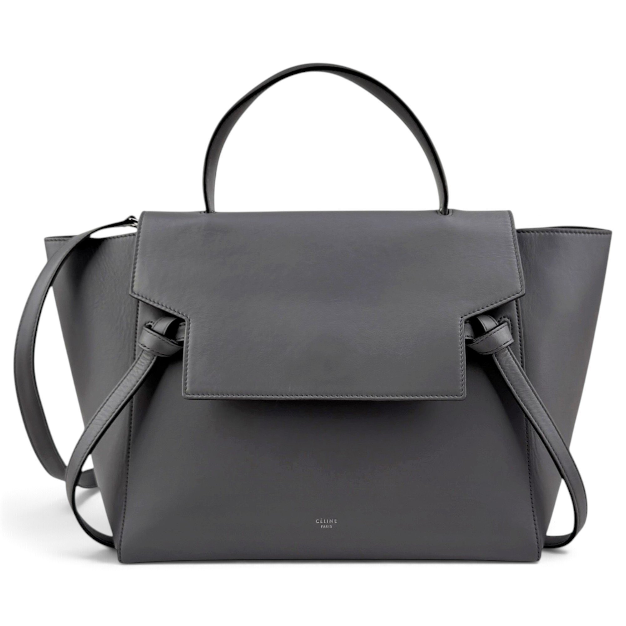 Belt leather handbag