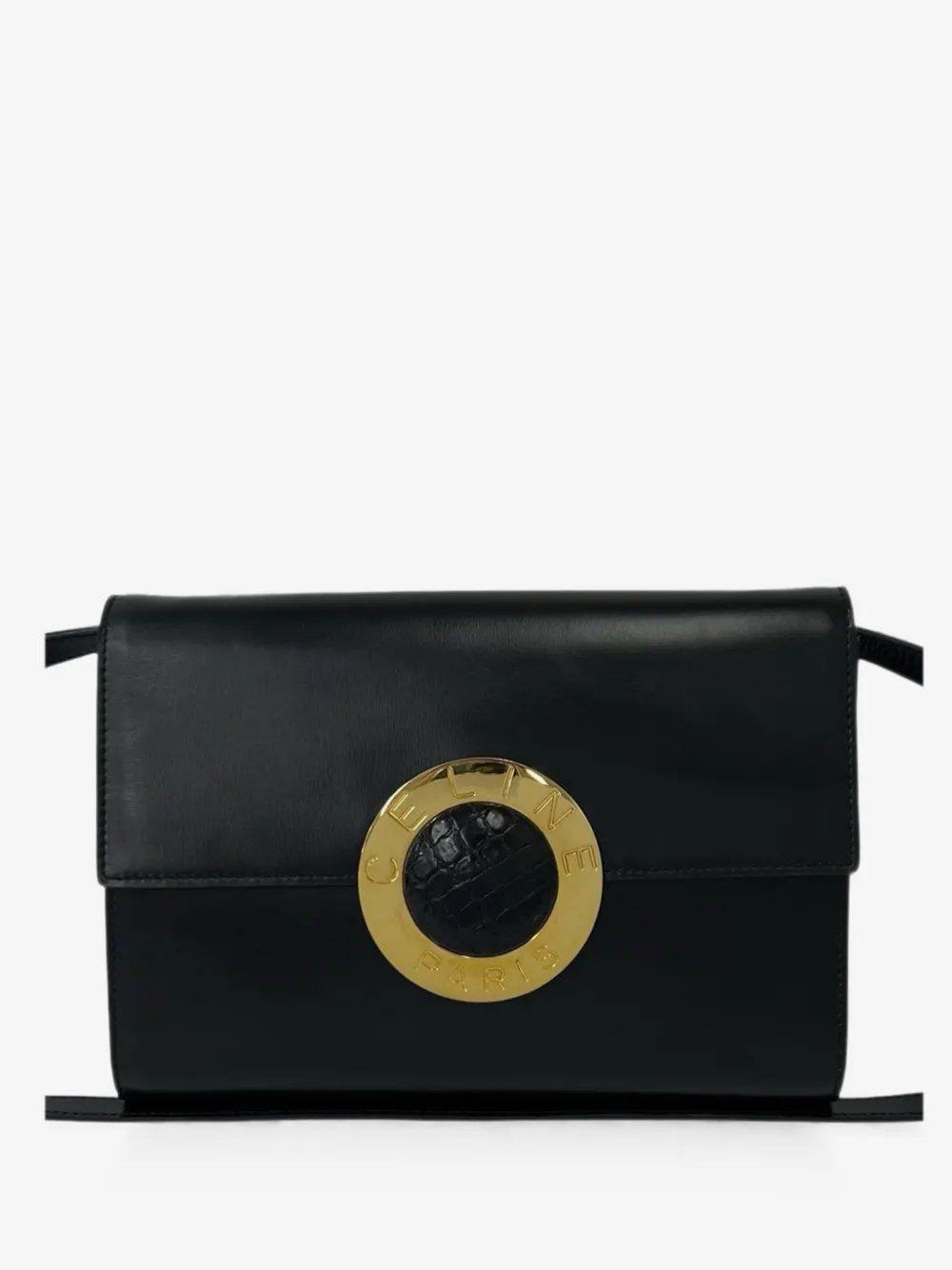 2010 Calfskin Circle Logo crossbody bag