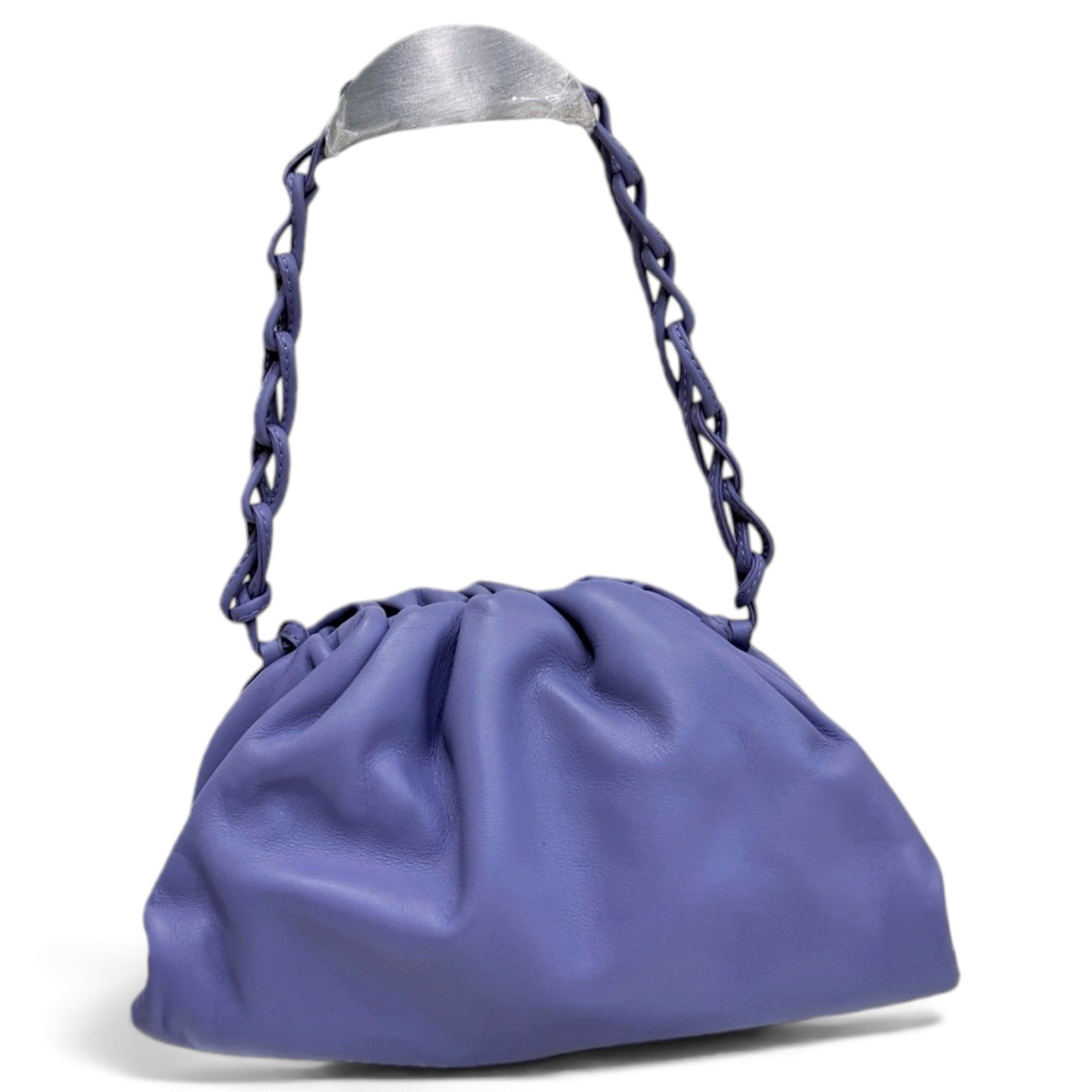 Pouch leather handbag