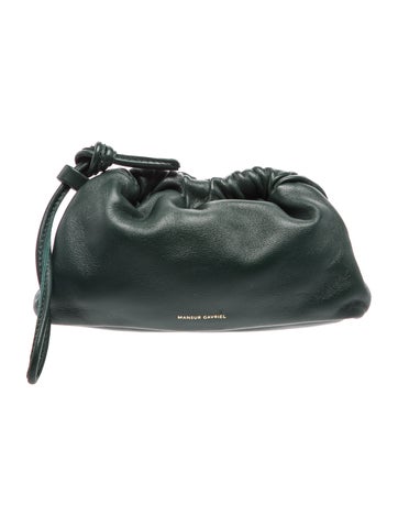 Mansur Gavriel Leather Clutch