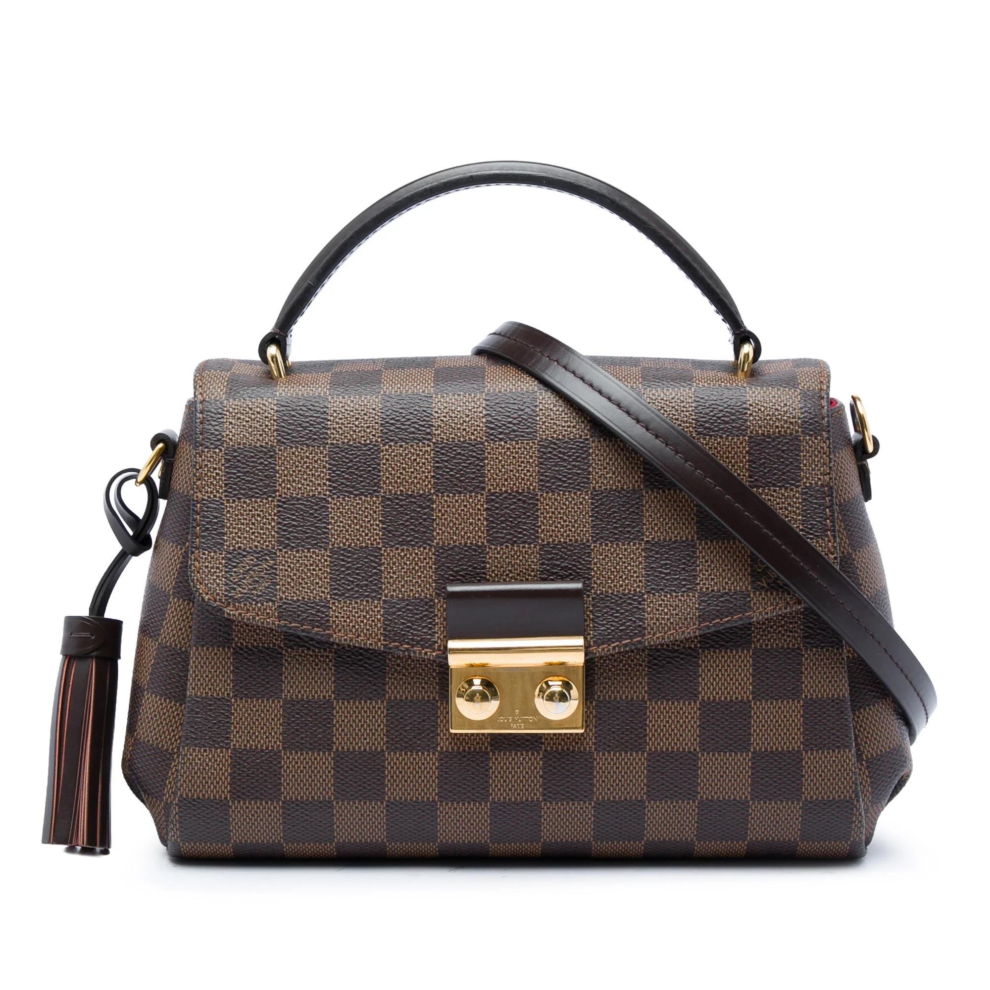 Croisette leather satchel