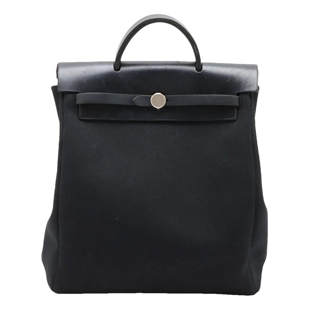 Leather backpack