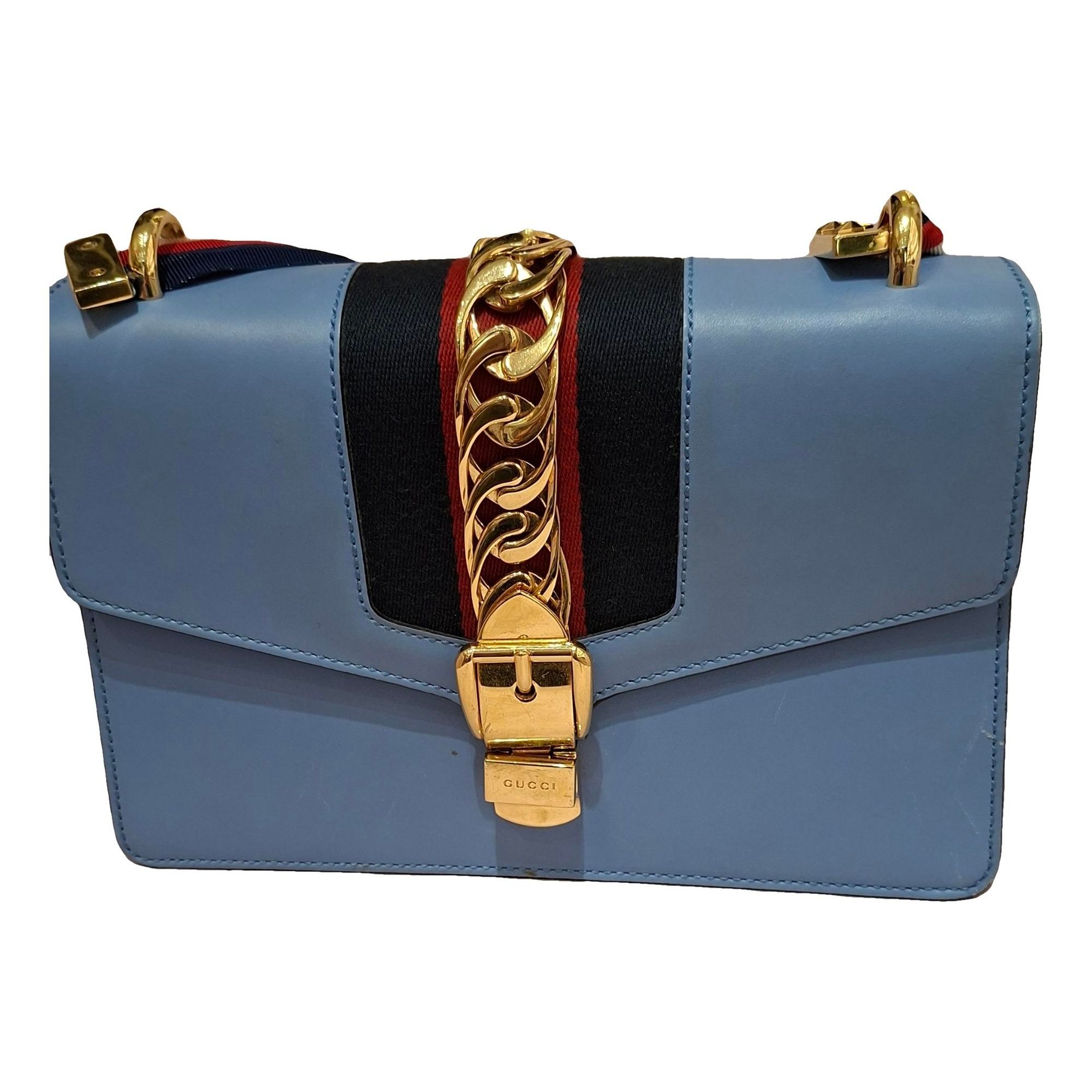 Sylvie Chain leather crossbody bag