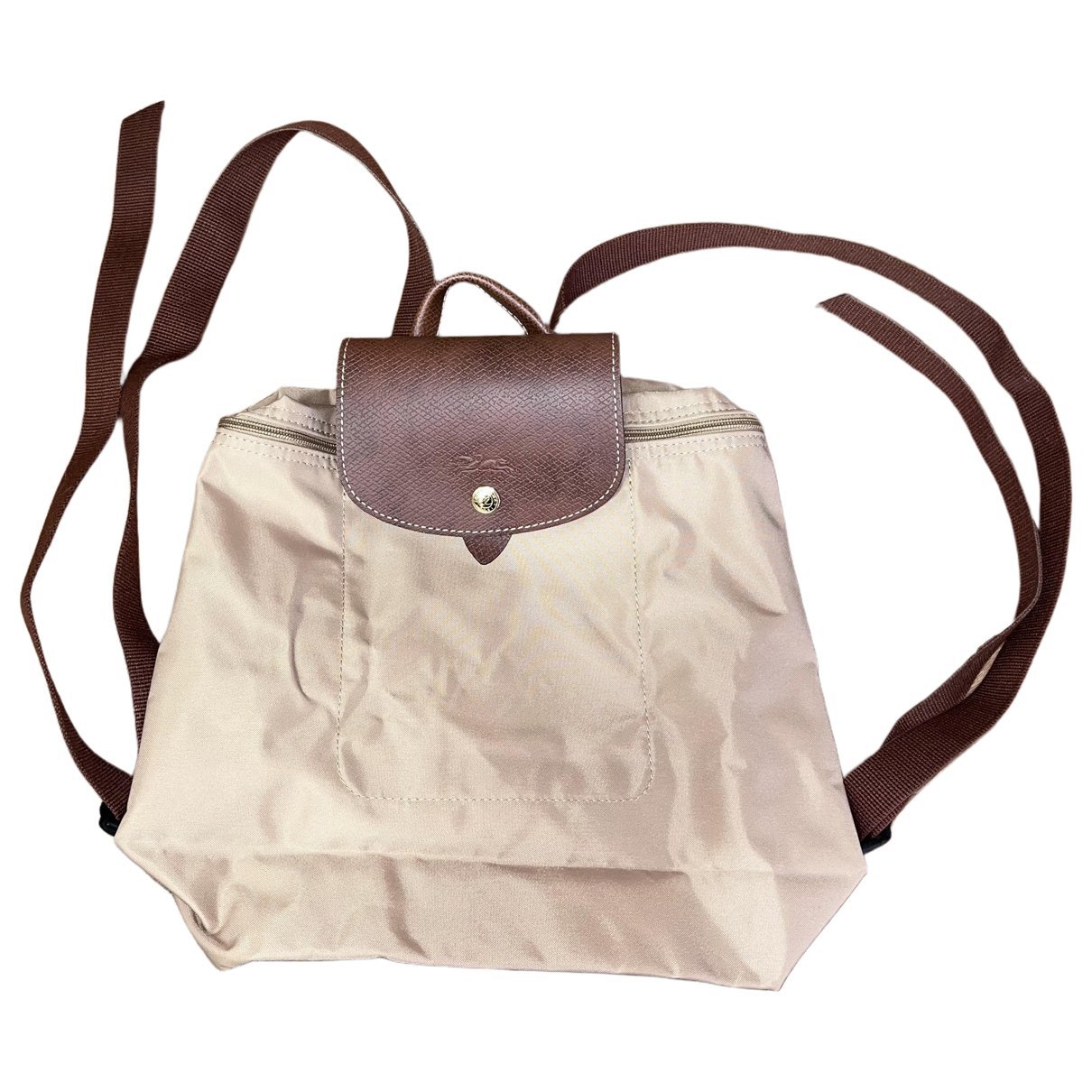 Longchamp Pliage leather backpack