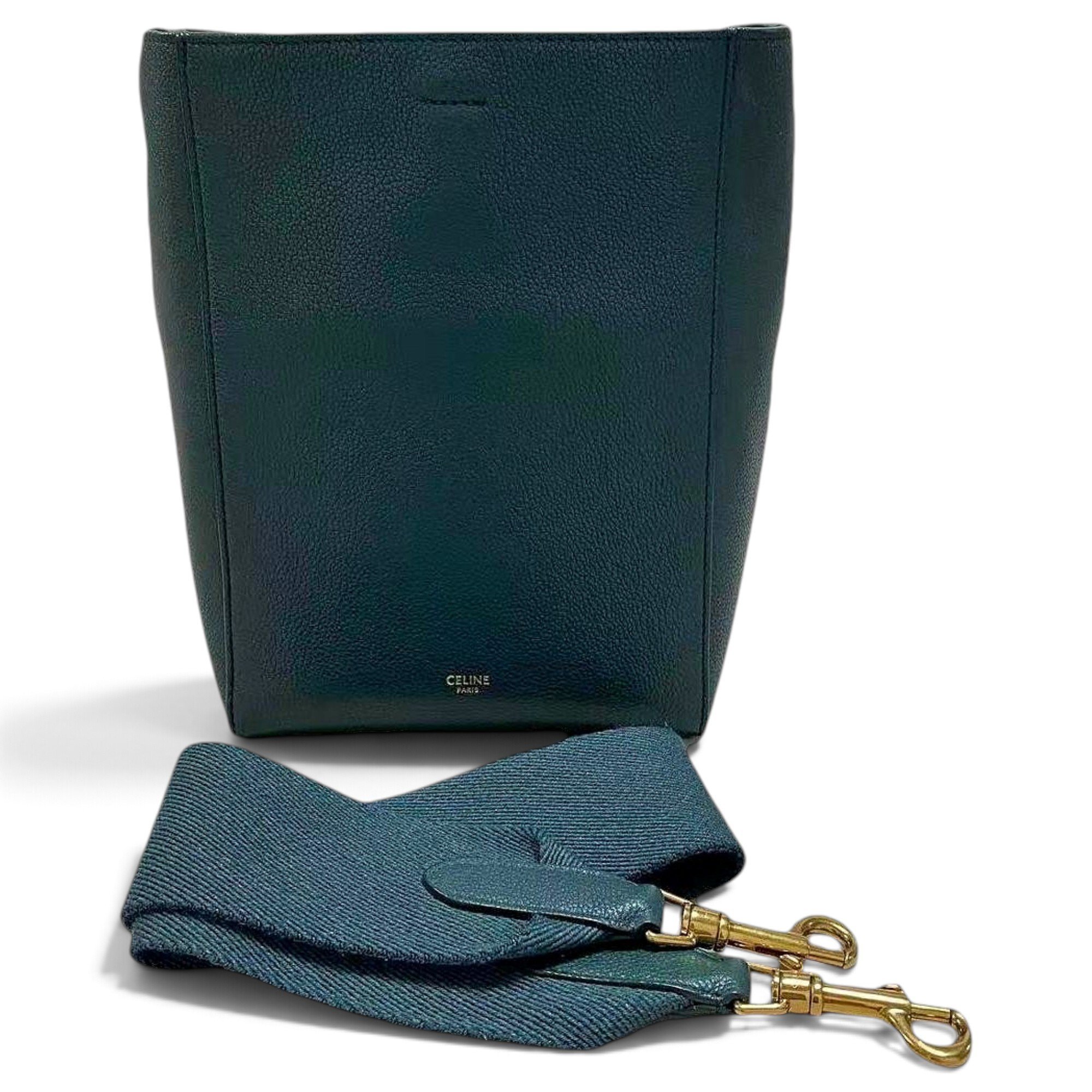 Seau Sangle leather tote