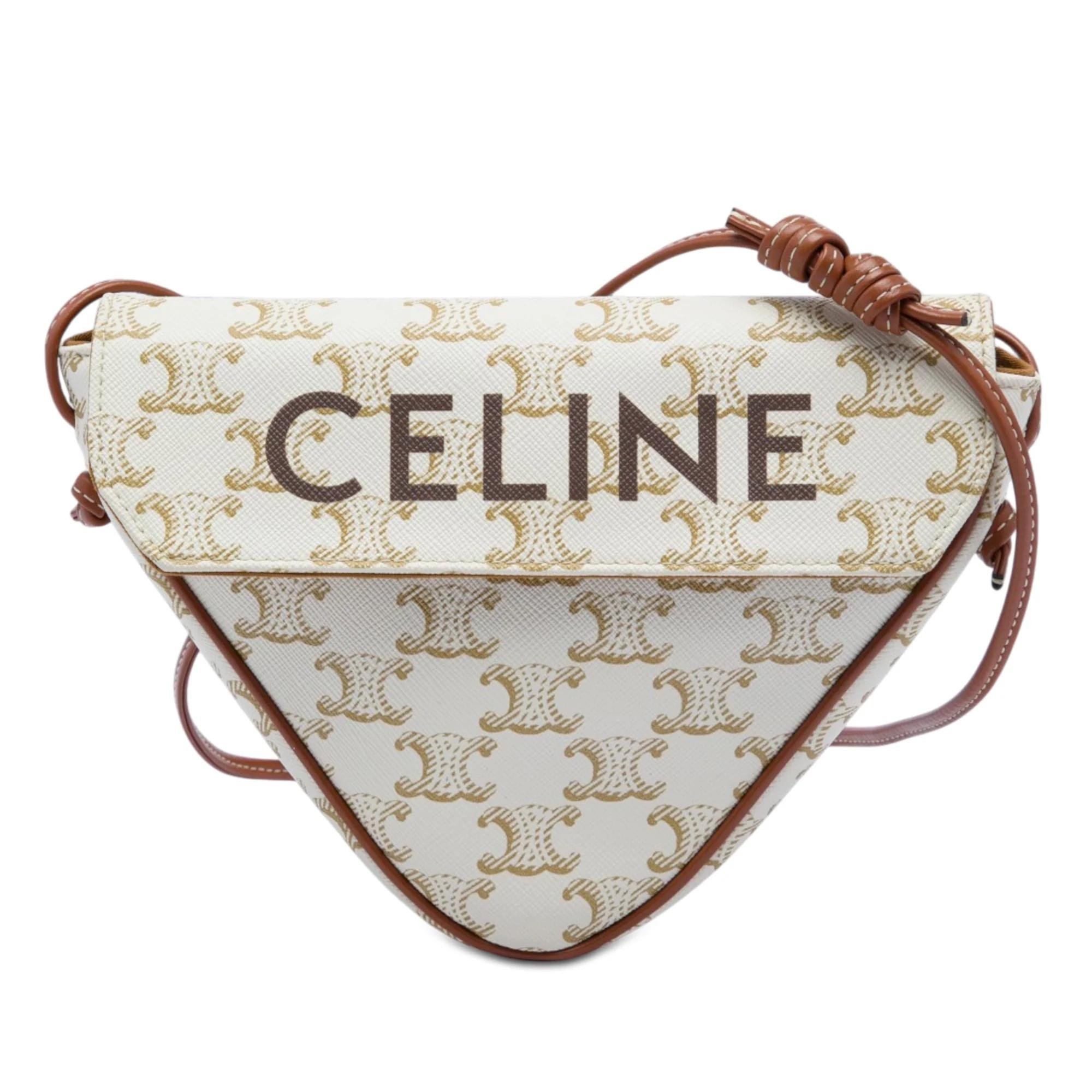 Triangle cloth handbag
