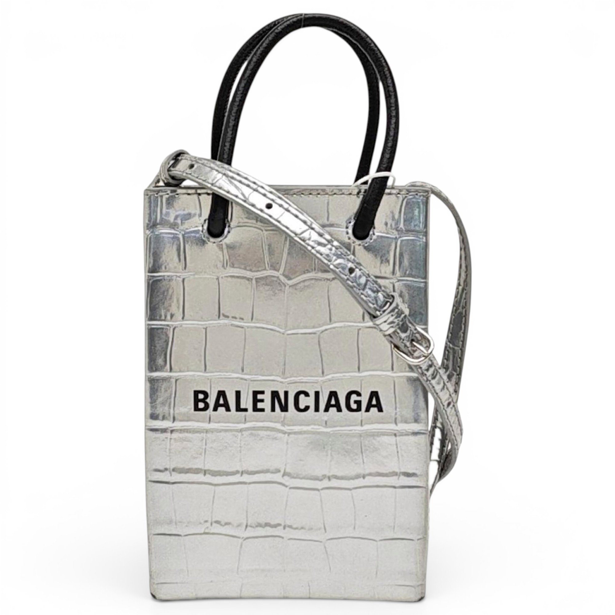 Shopping Phone Holder leather crossbody bag