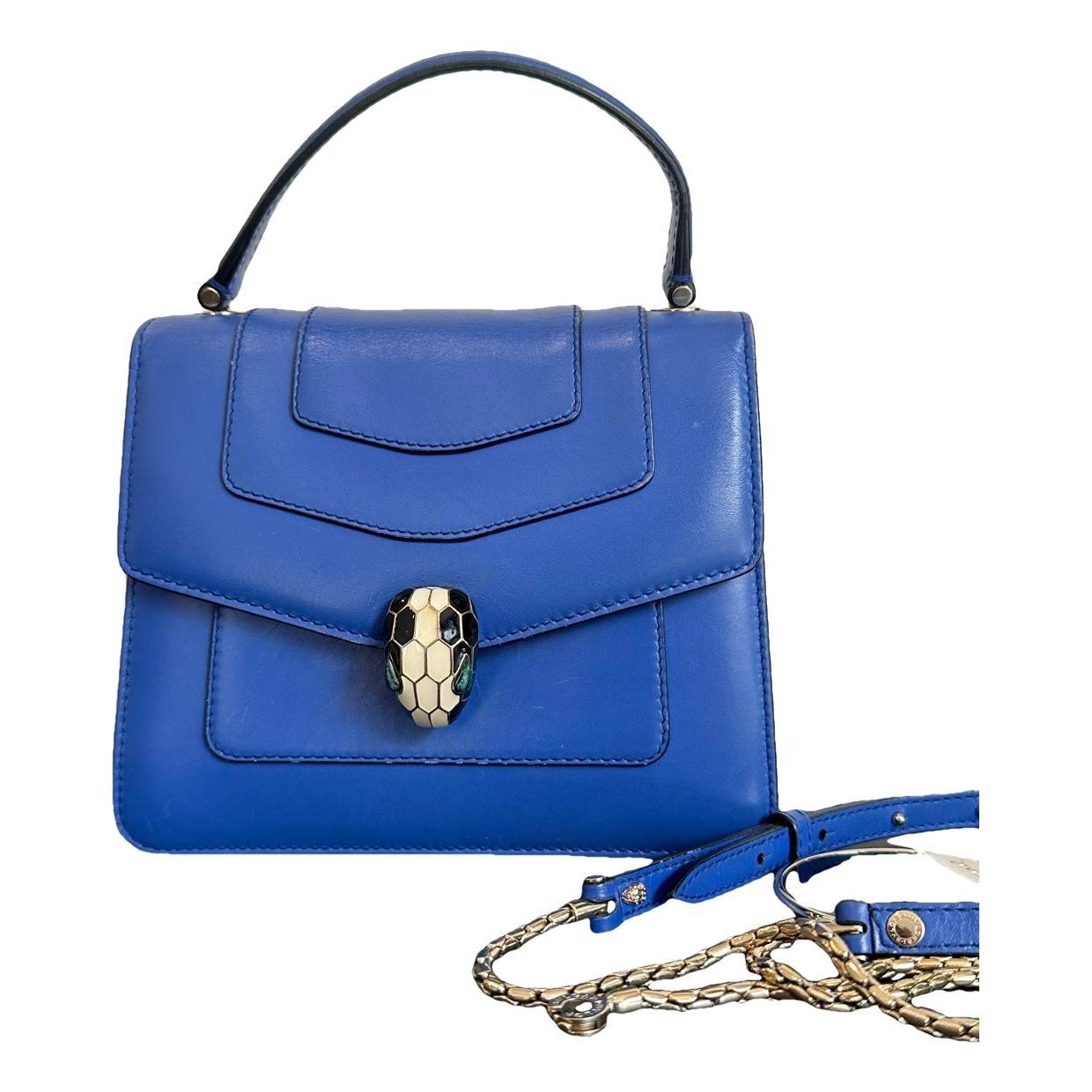 Serpenti leather handbag
