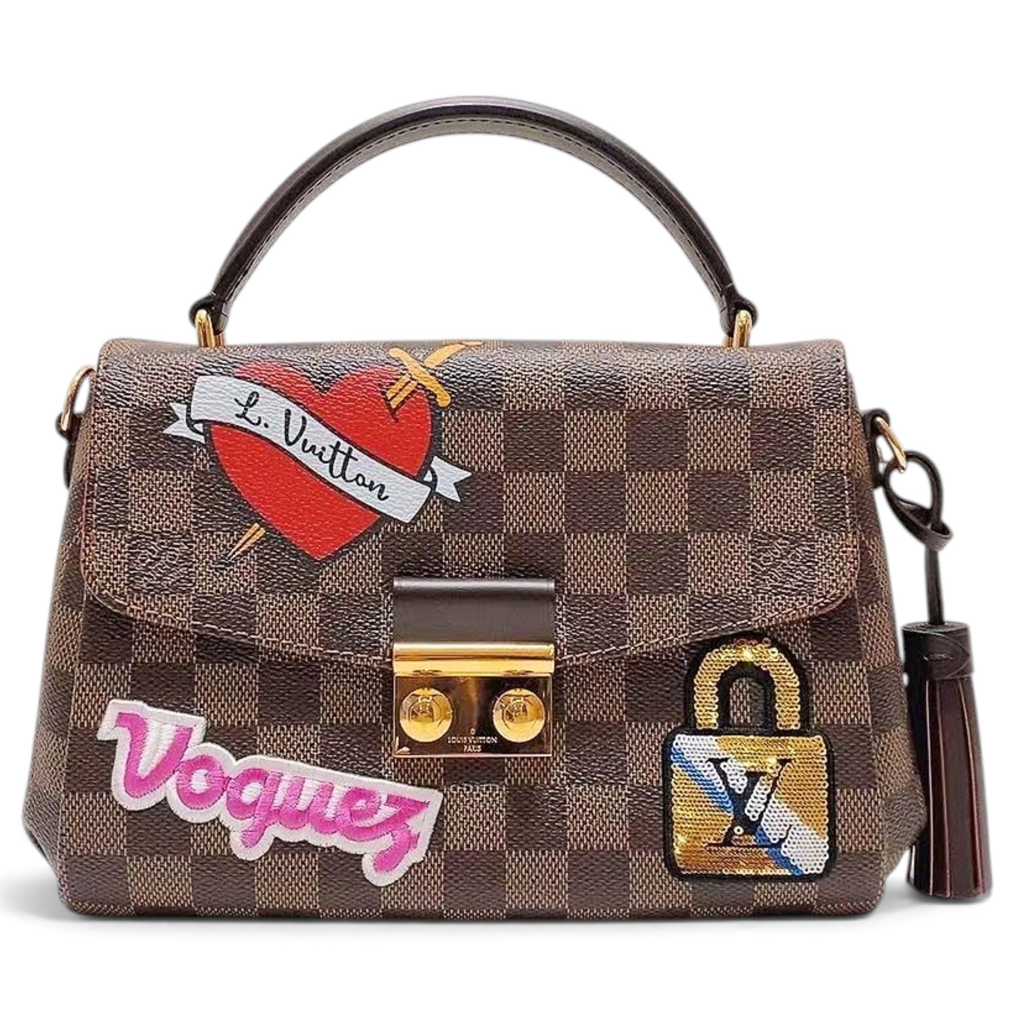 Croisette leather handbag