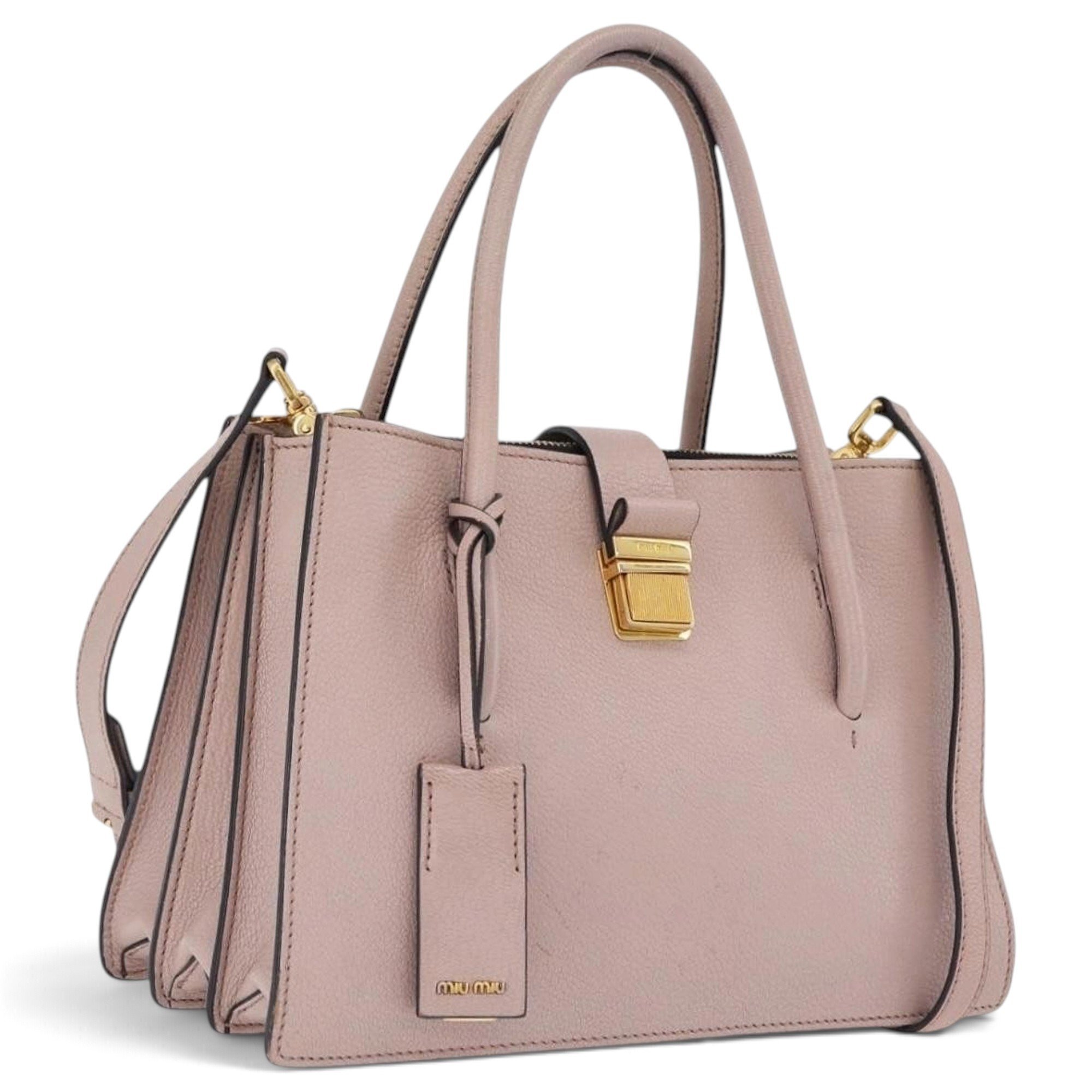 Leather handbag