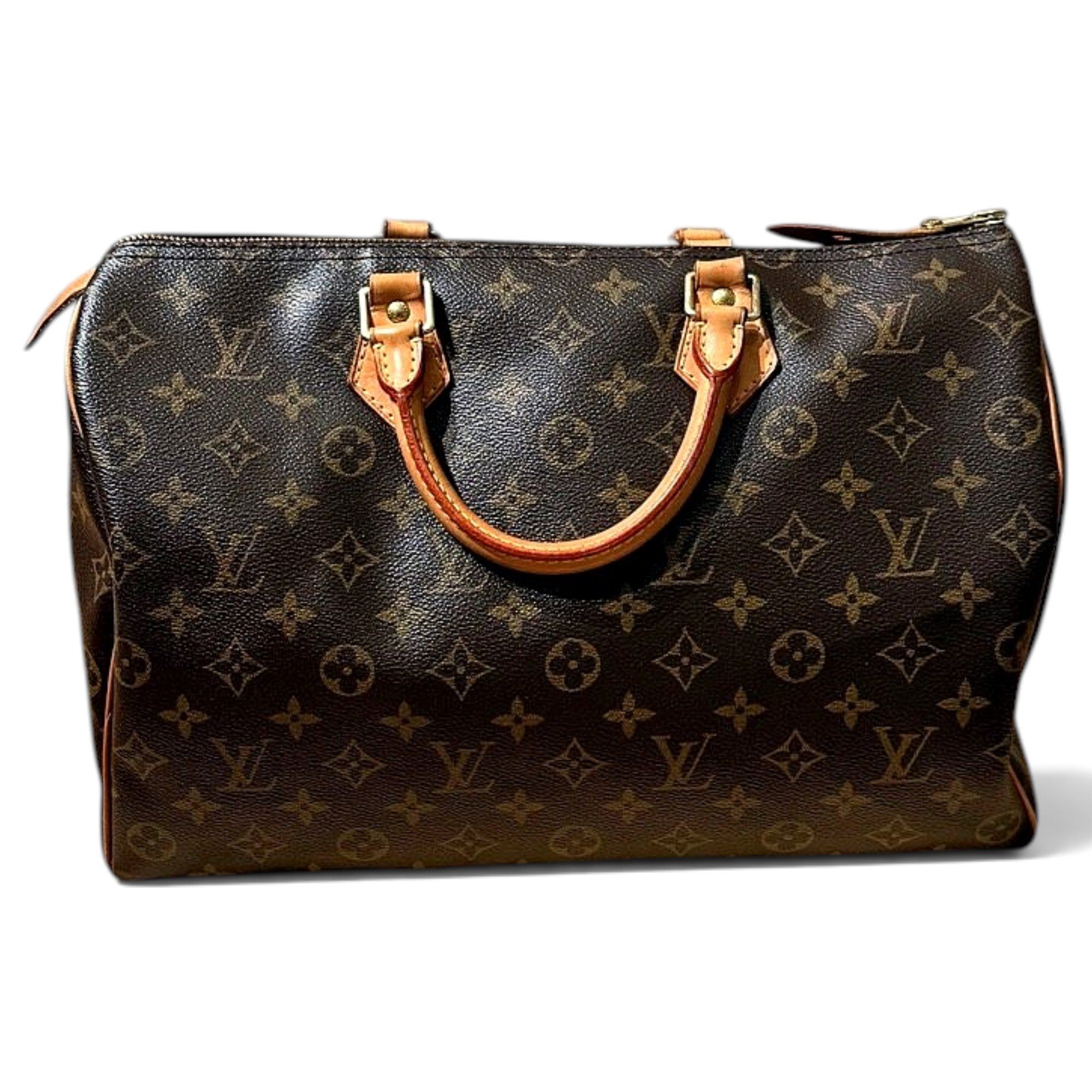 Speedy leather bowling bag