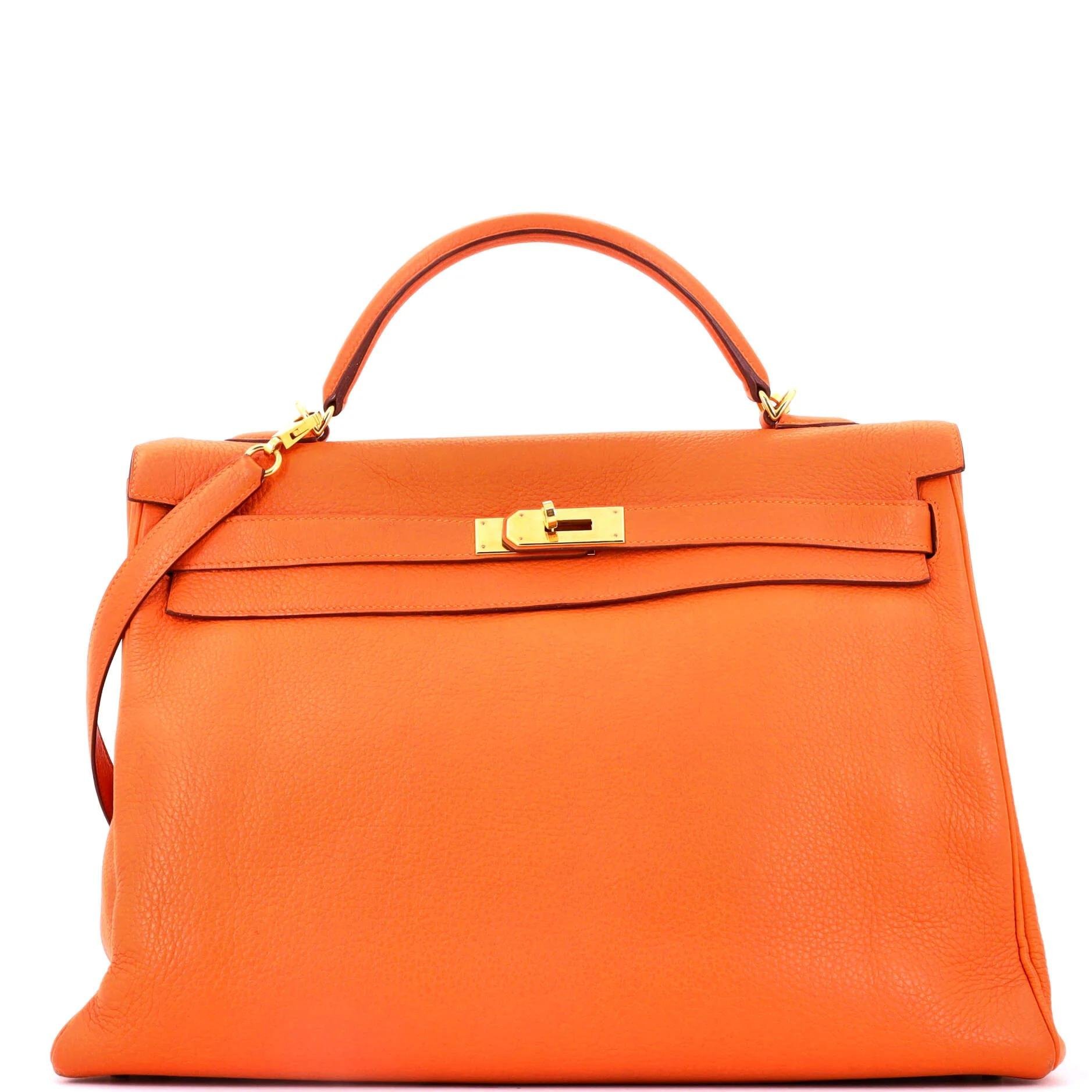 Kelly 40 leather handbag