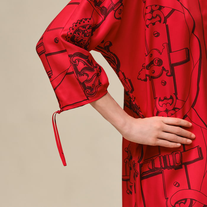 Rouge Amazone "Ferronnerie Remix" Shirt Dress