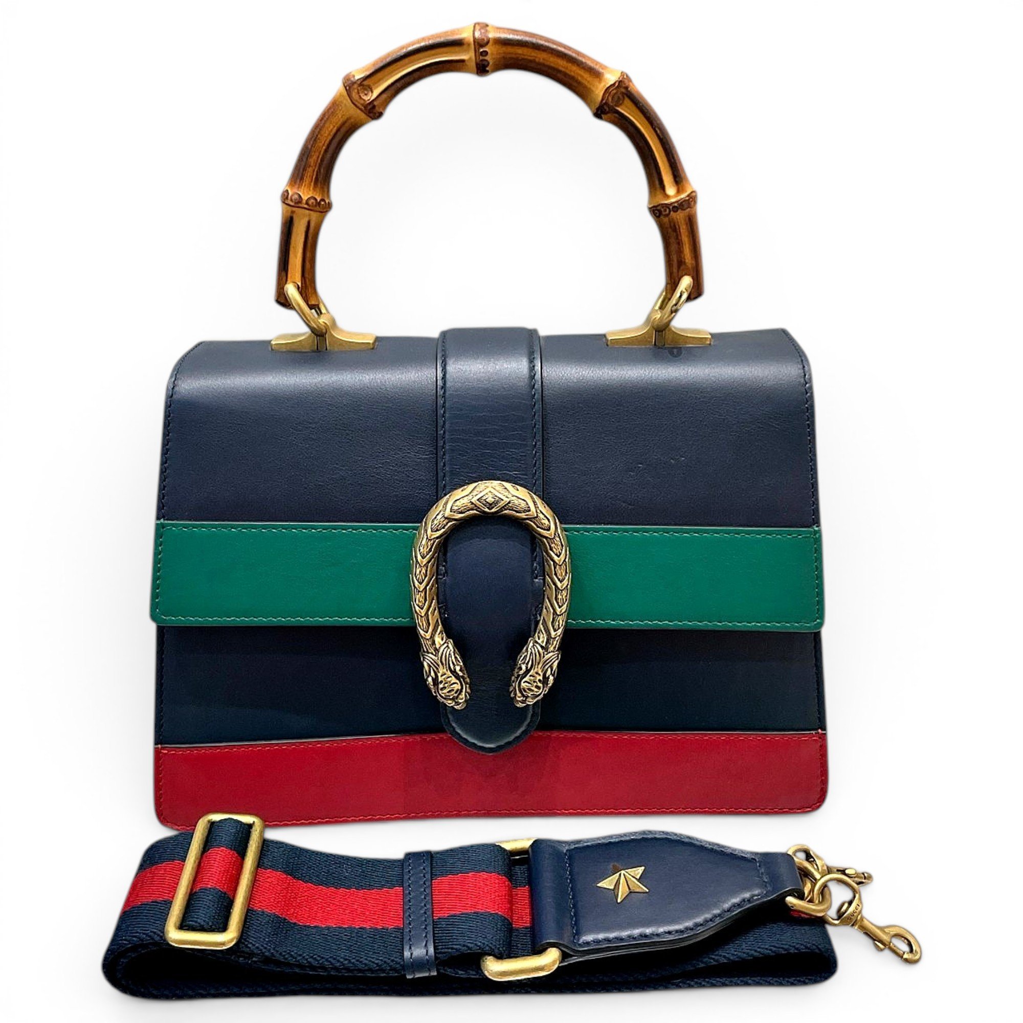 Dionysus Bamboo leather crossbody bag