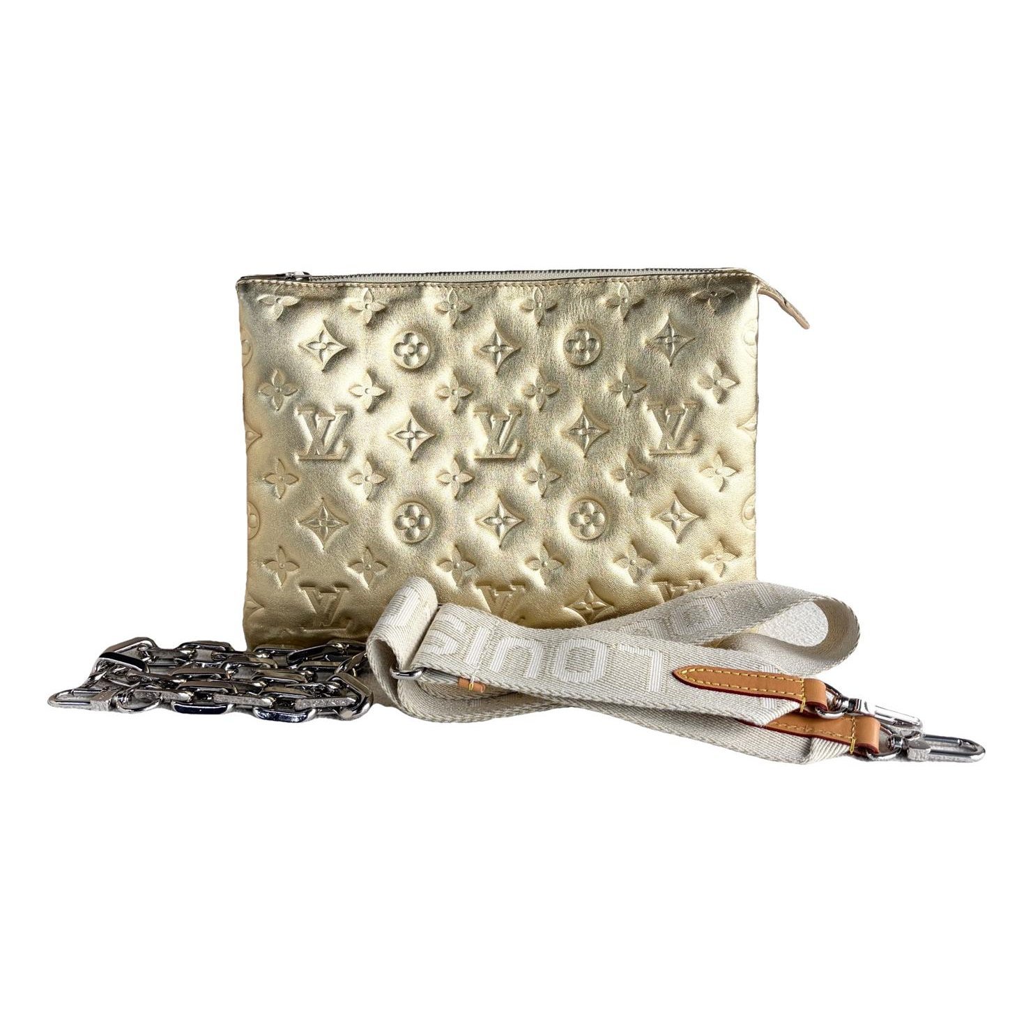 Coussin leather handbag