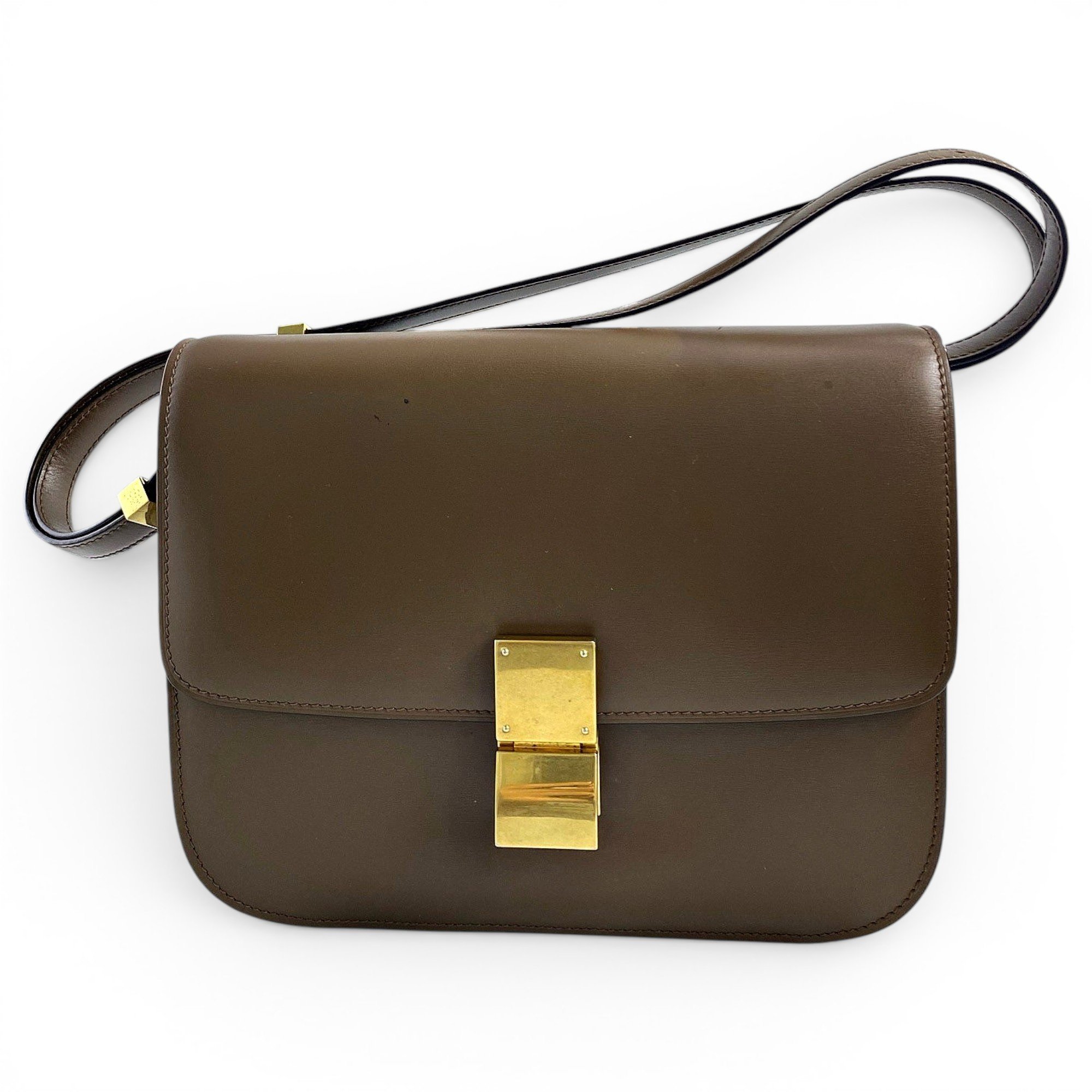 Classic leather handbag