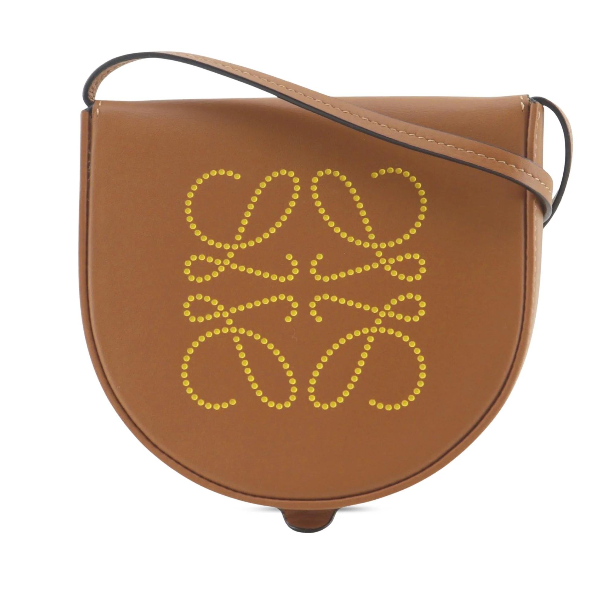 Anagram leather crossbody bag