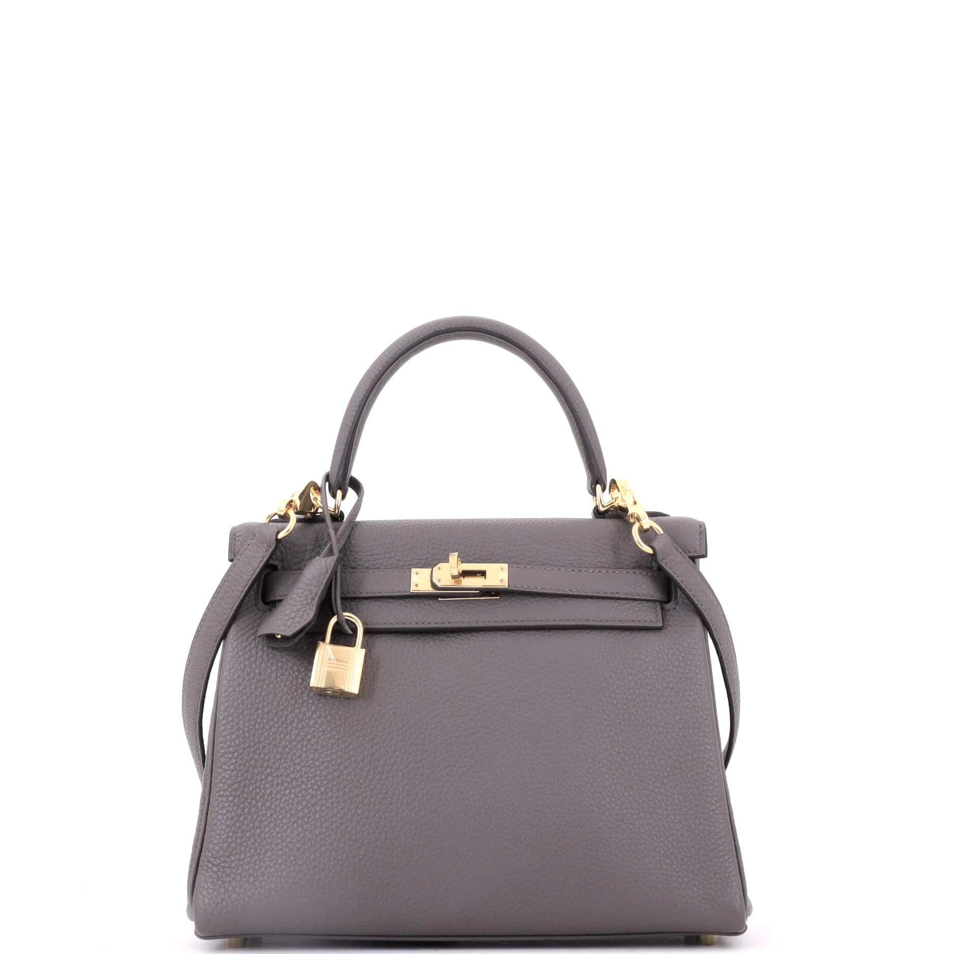 Kelly 25 leather handbag
