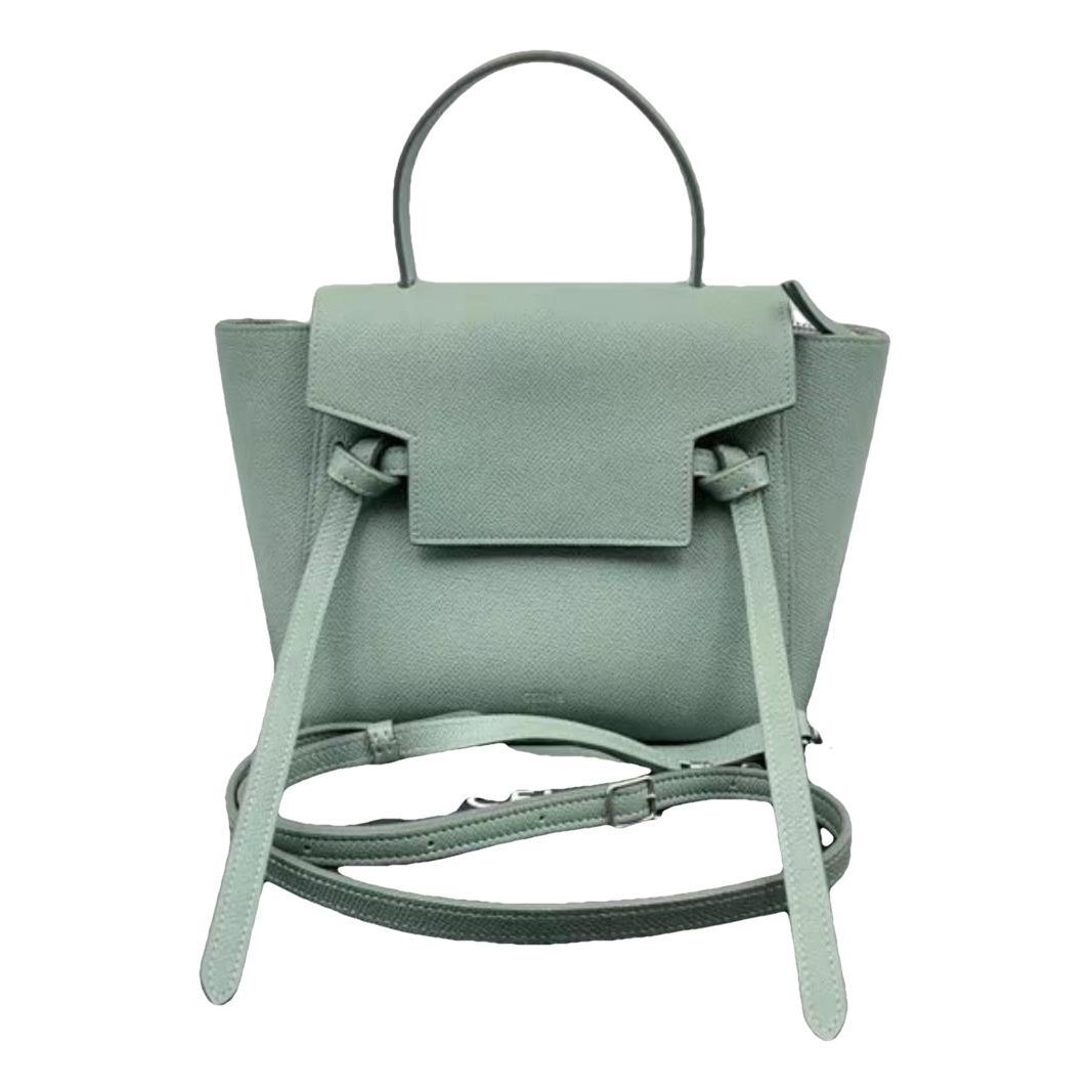 Belt leather handbag