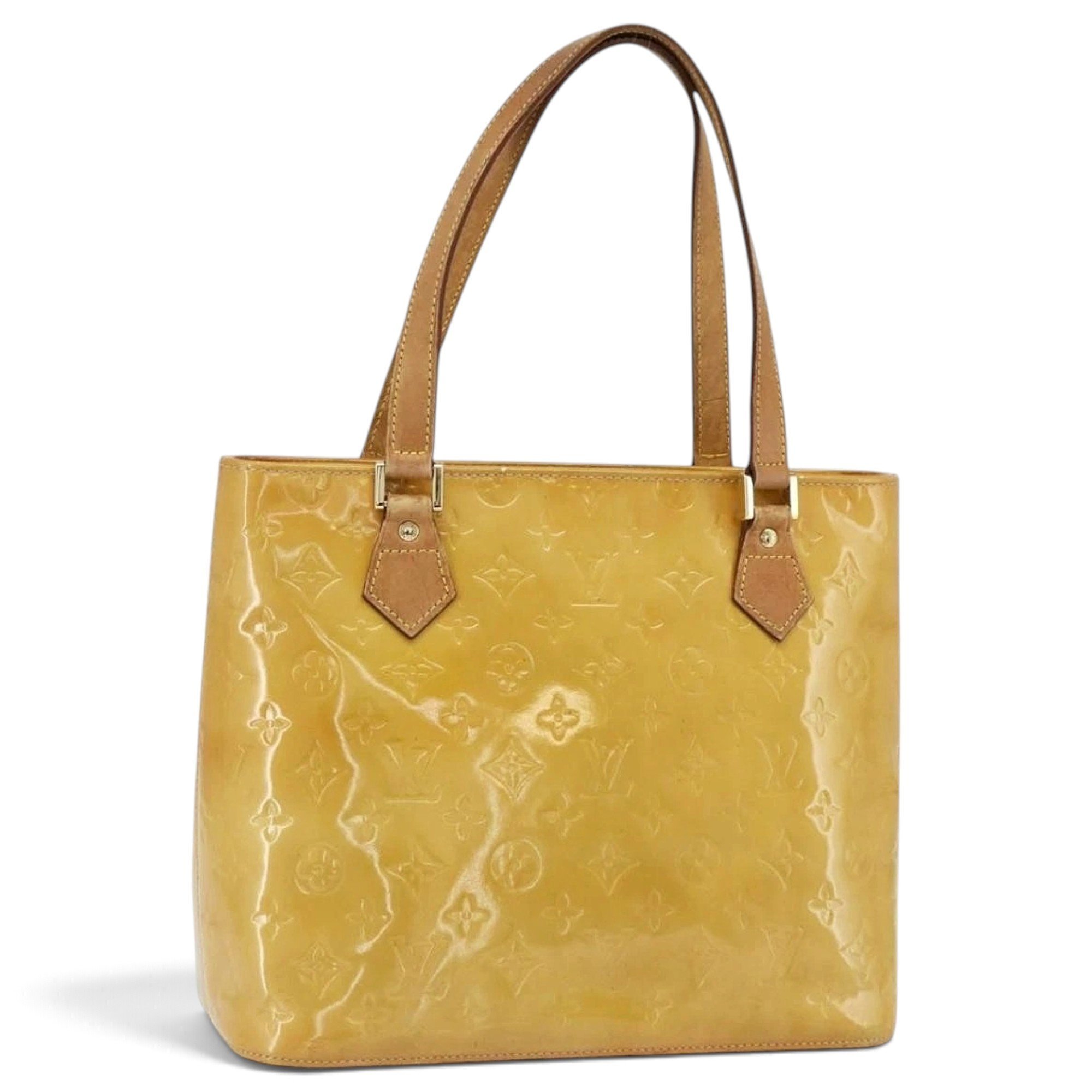 Patent leather handbag