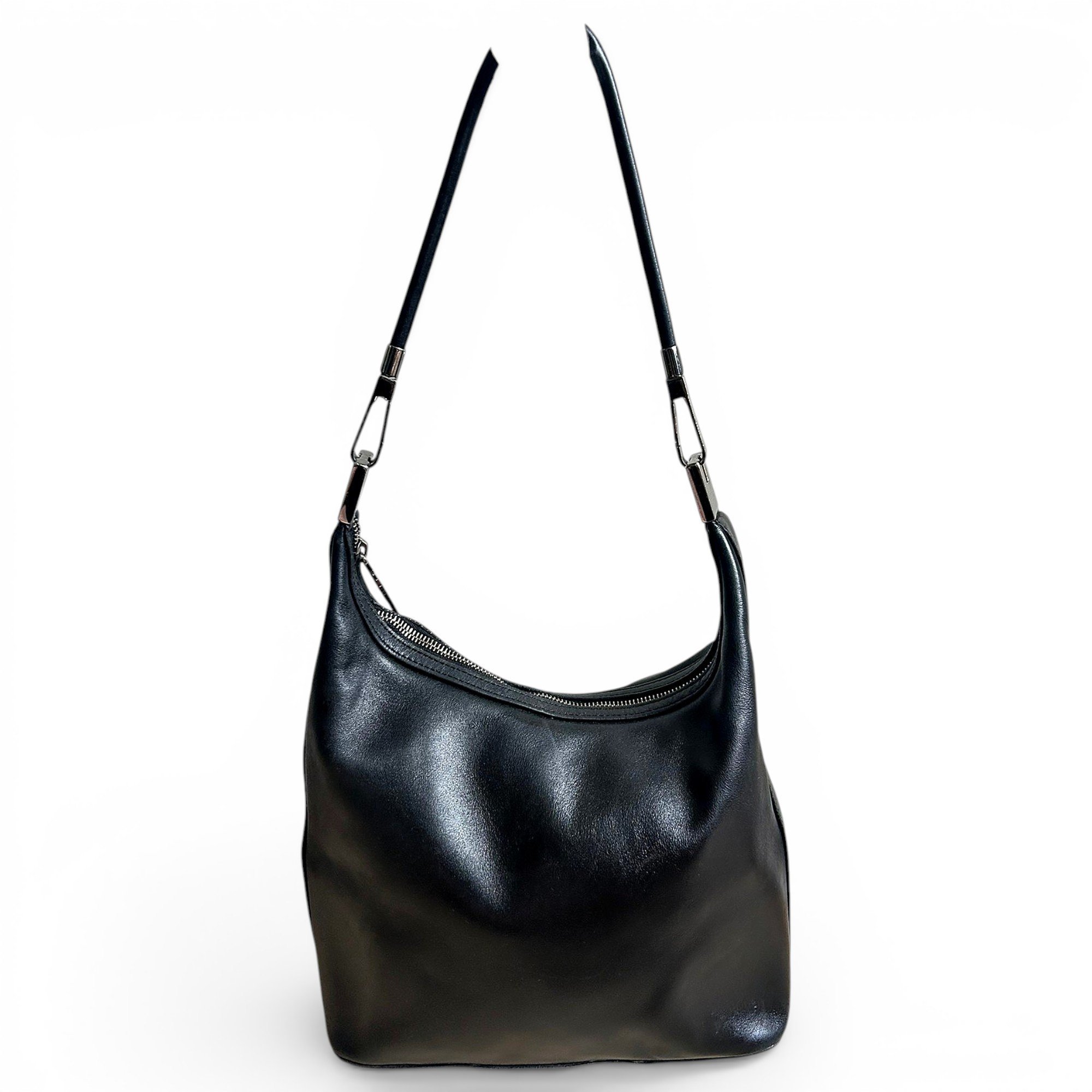 Hobo leather handbag
