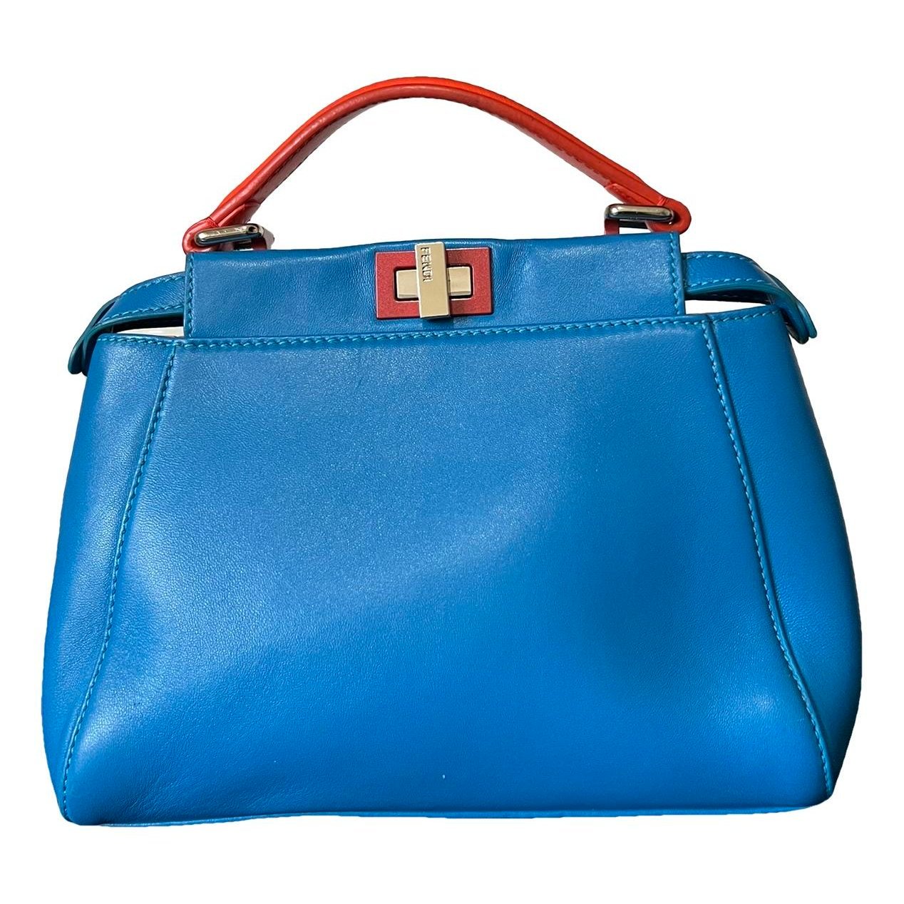 Peekaboo leather handbag