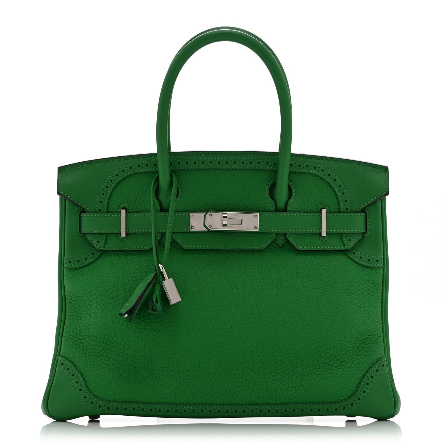 Hermes Togo Swift Ghillies Birkin 30 Bambou