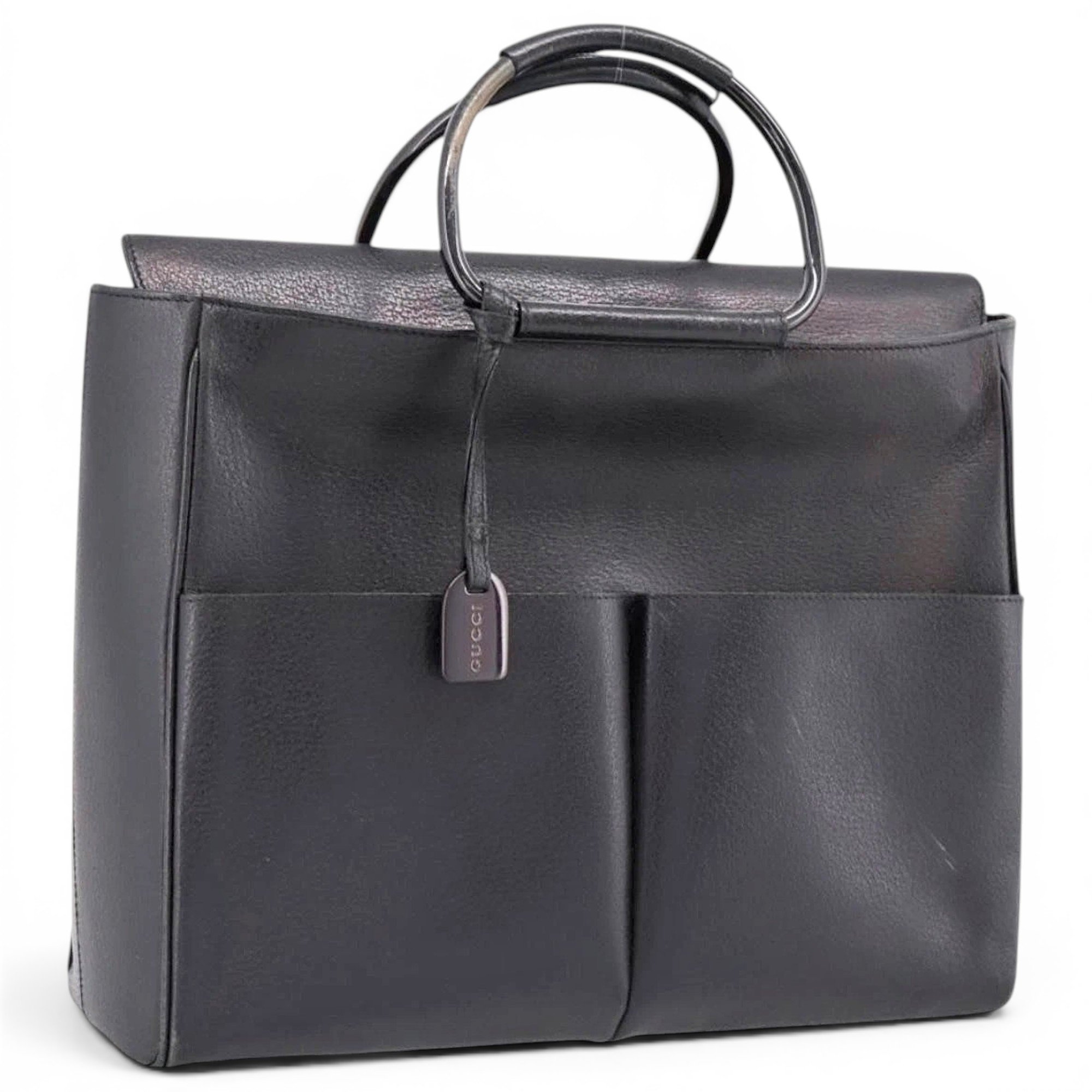 Leather handbag