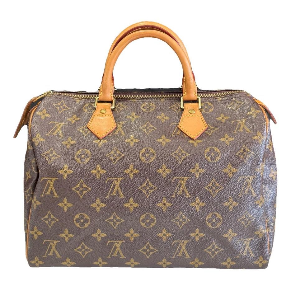Speedy leather handbag