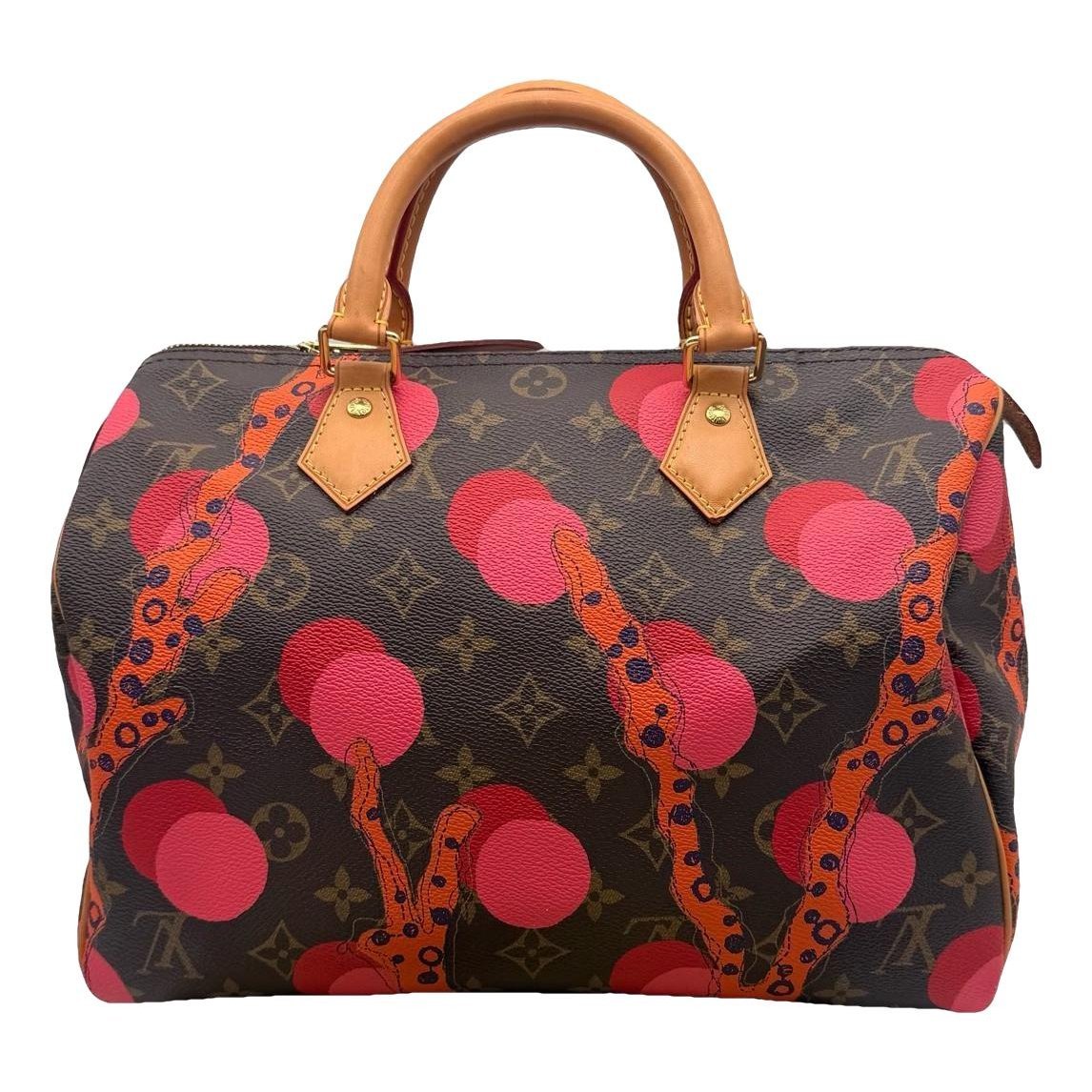 Speedy leather handbag