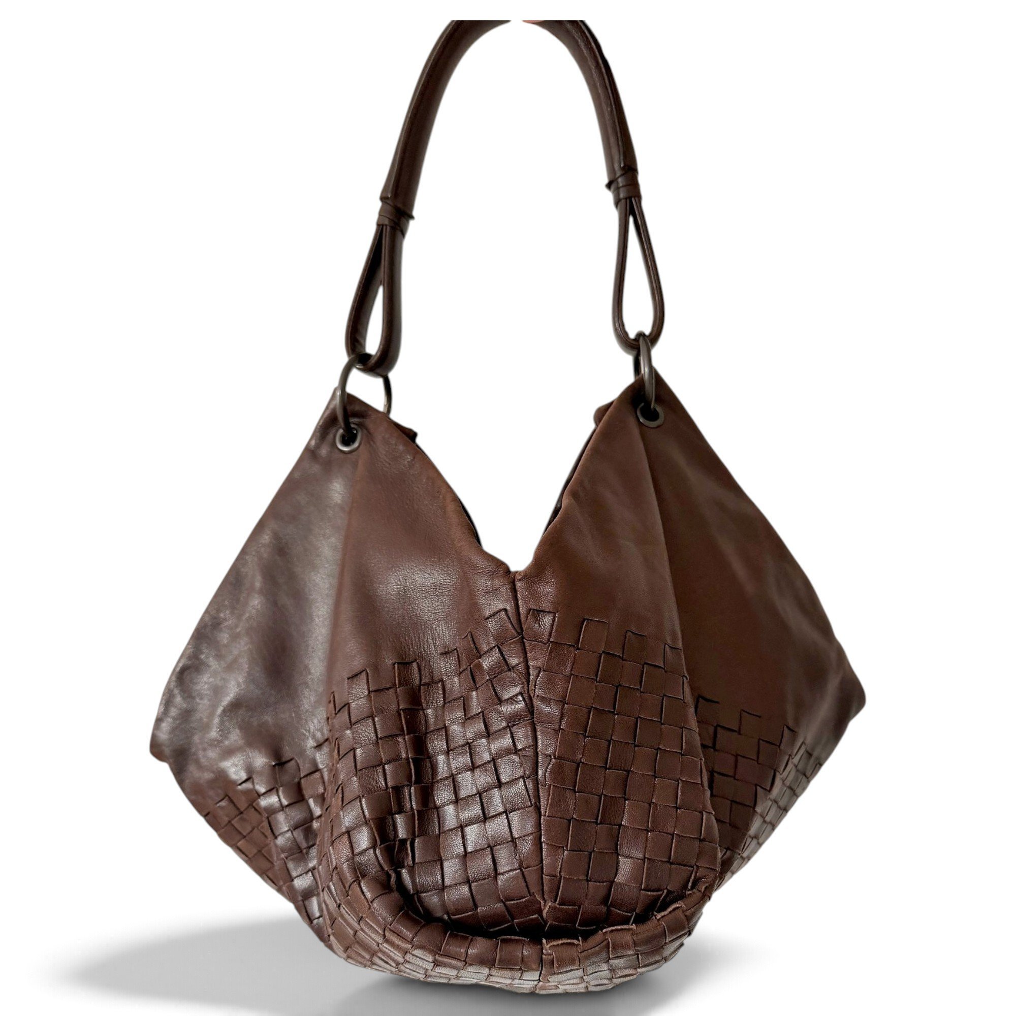 Leather handbag