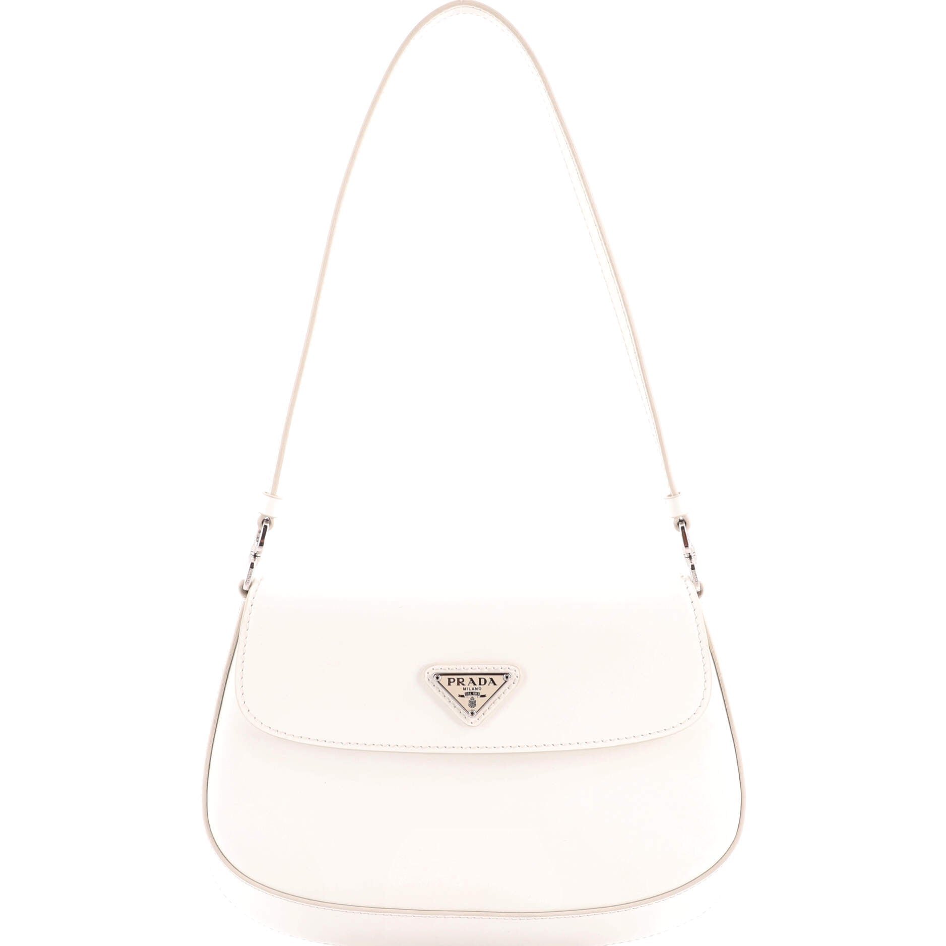 Cleo Flap Shoulder Bag Spazzolato Leather Small