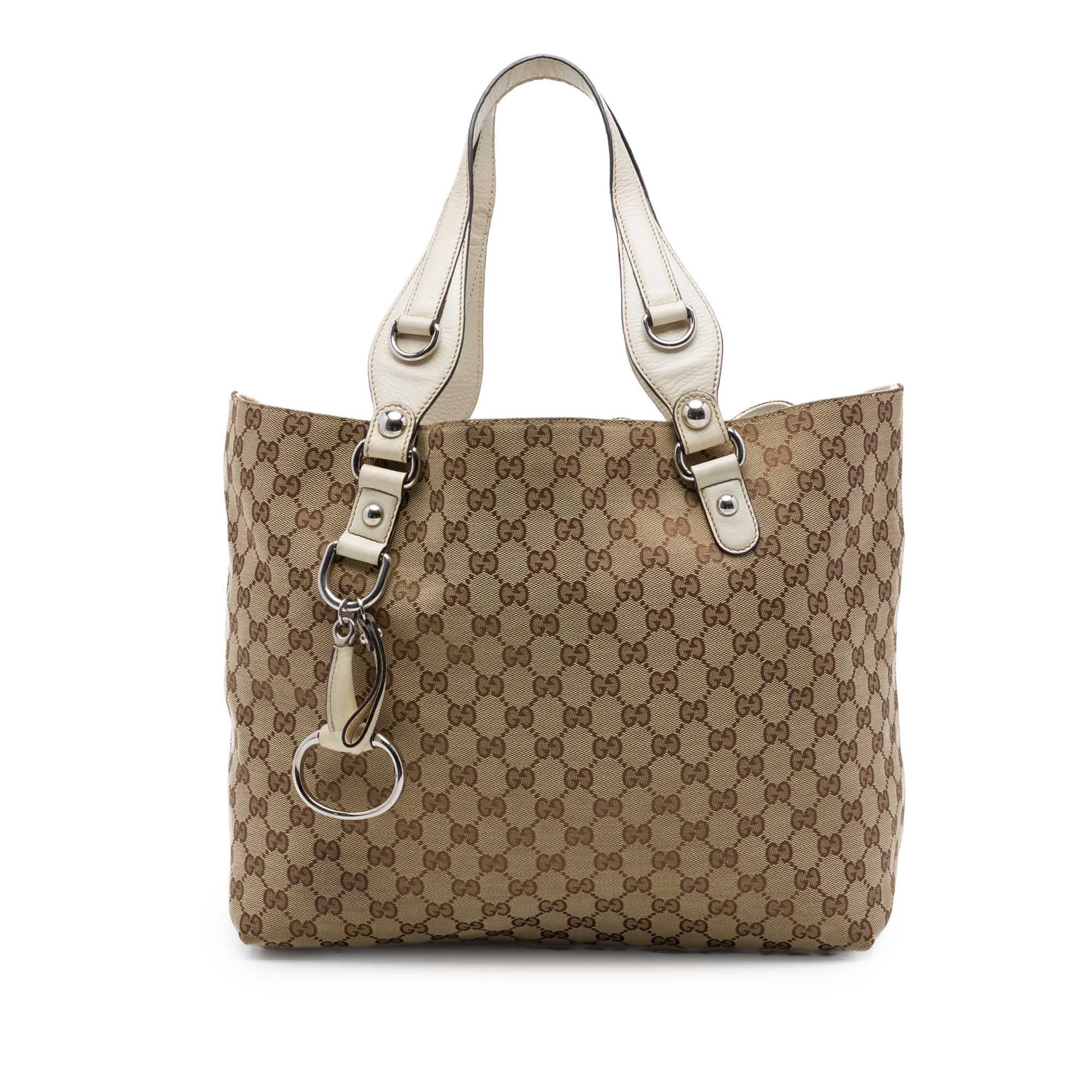 Gucci B leather tote