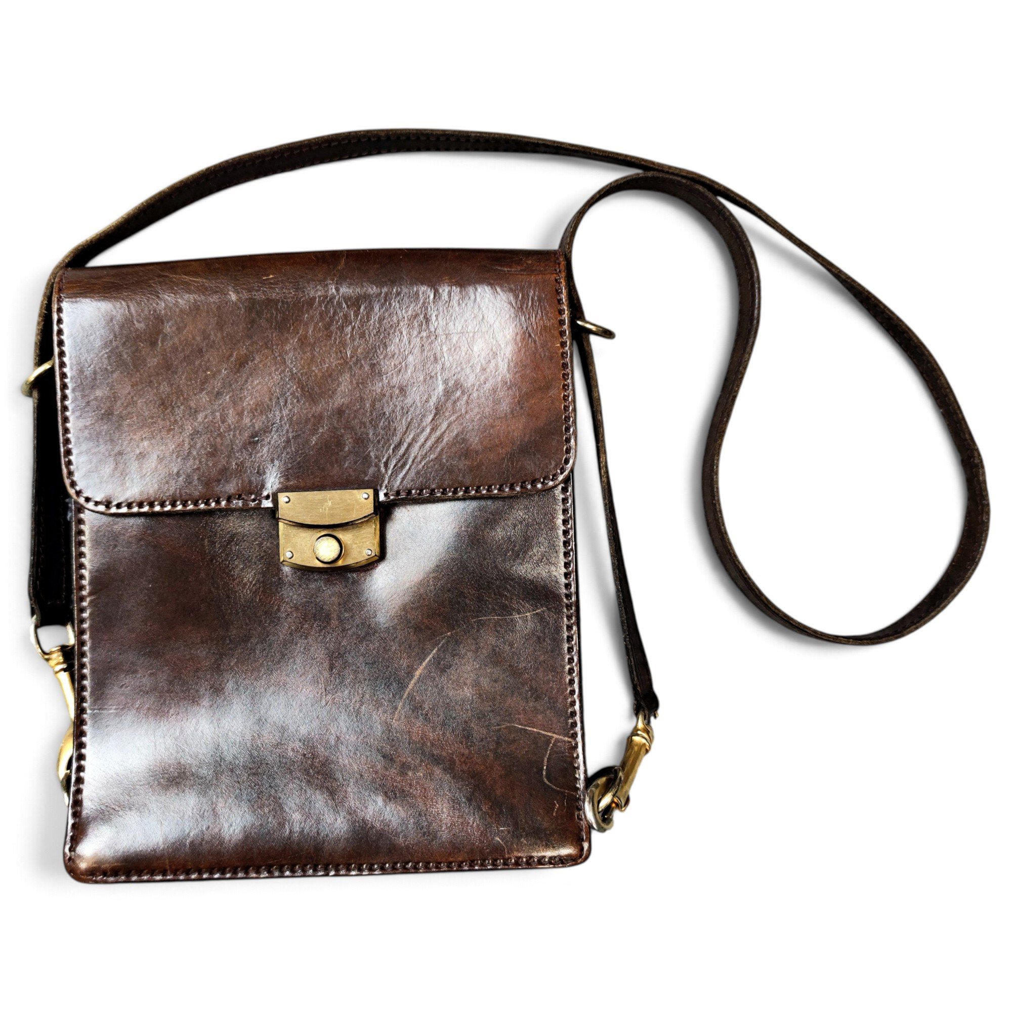 Leather crossbody bag