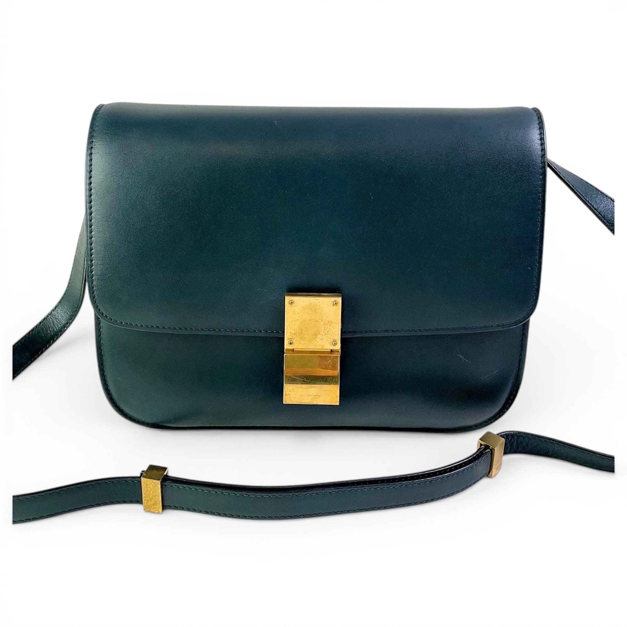Classic leather handbag