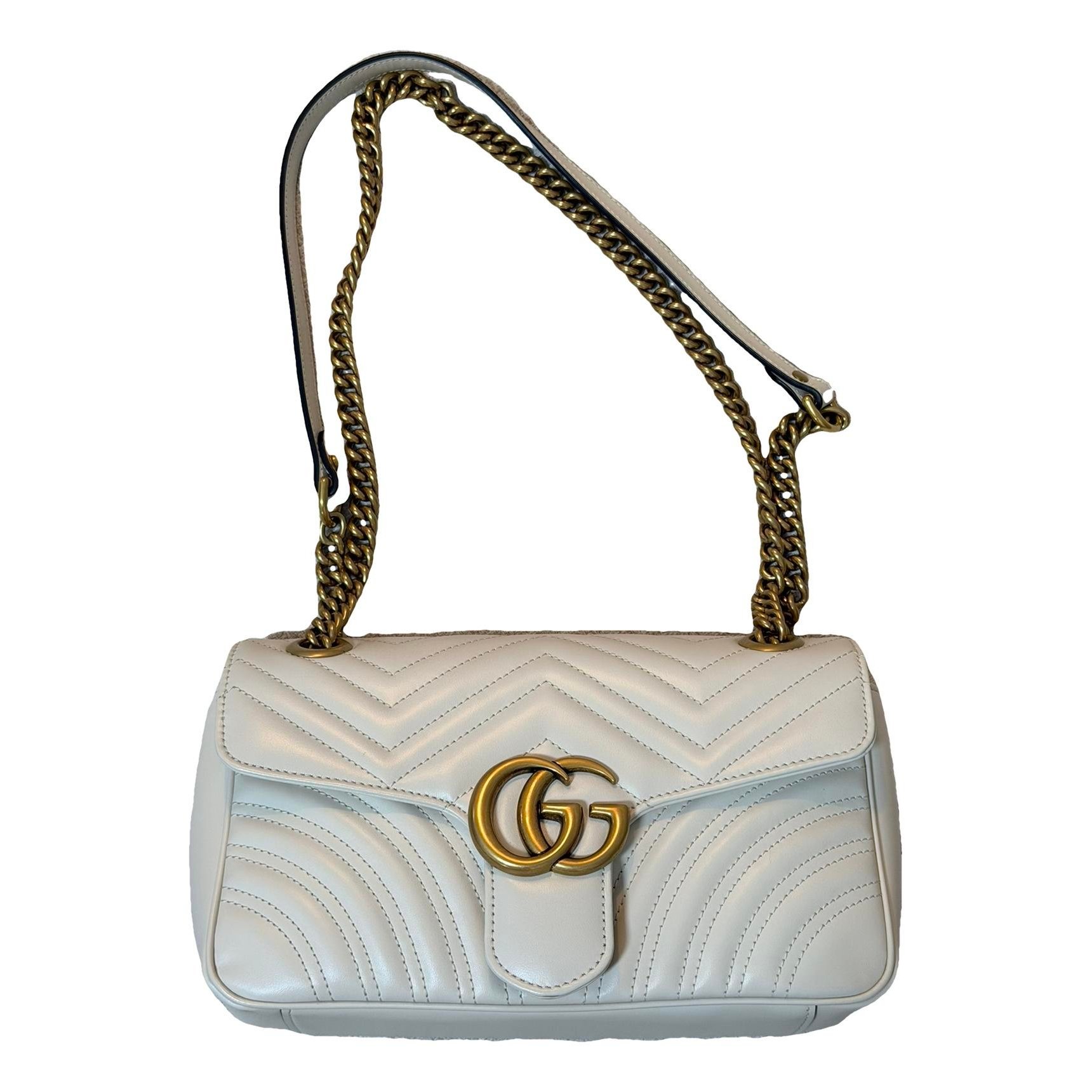 GG Marmont Flap leather handbag
