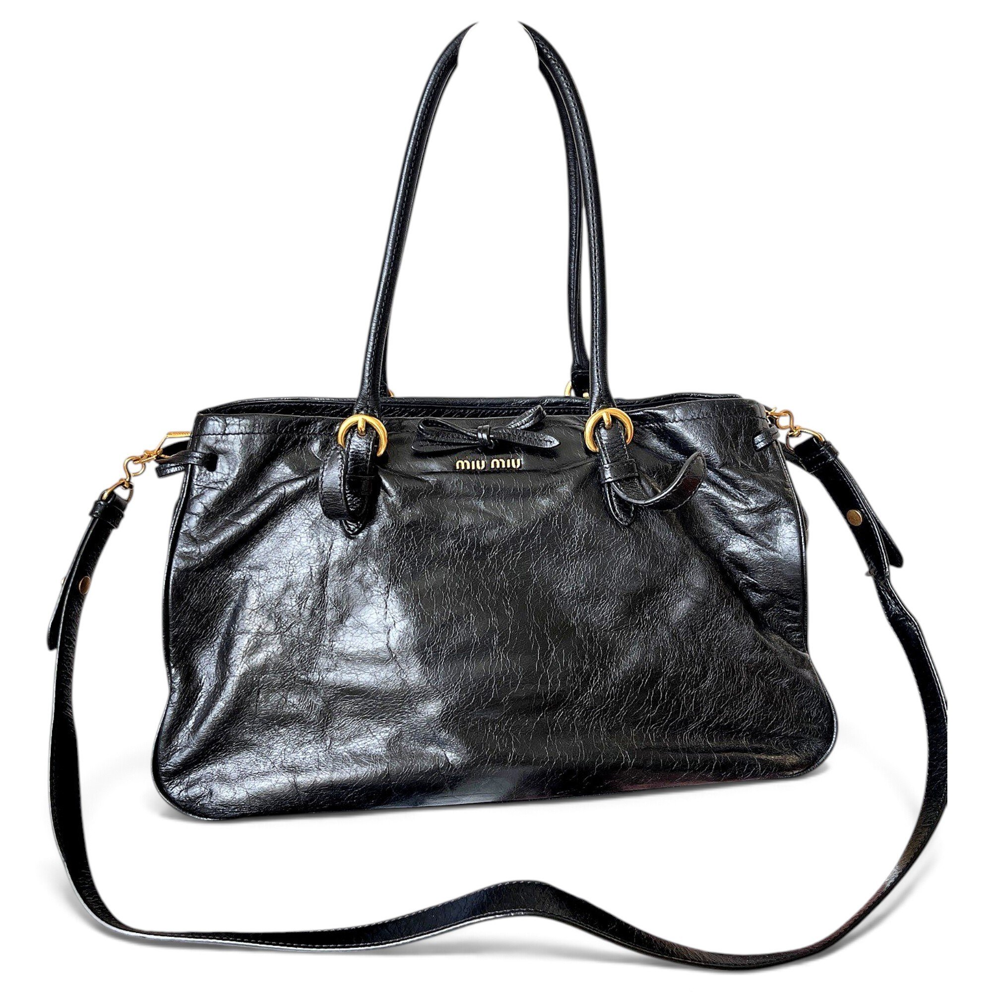 Miu Miu Bow bag leather handbag