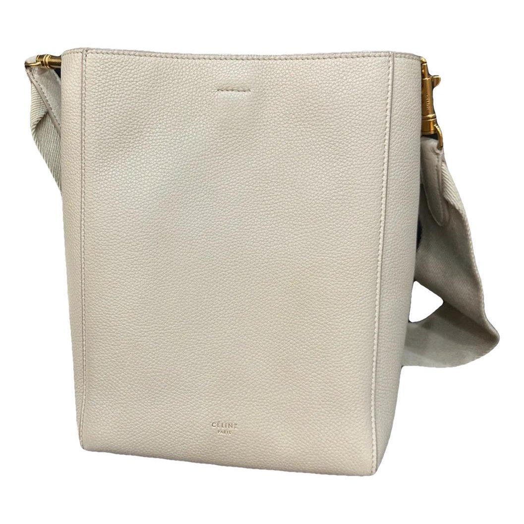 Seau Sangle leather tote