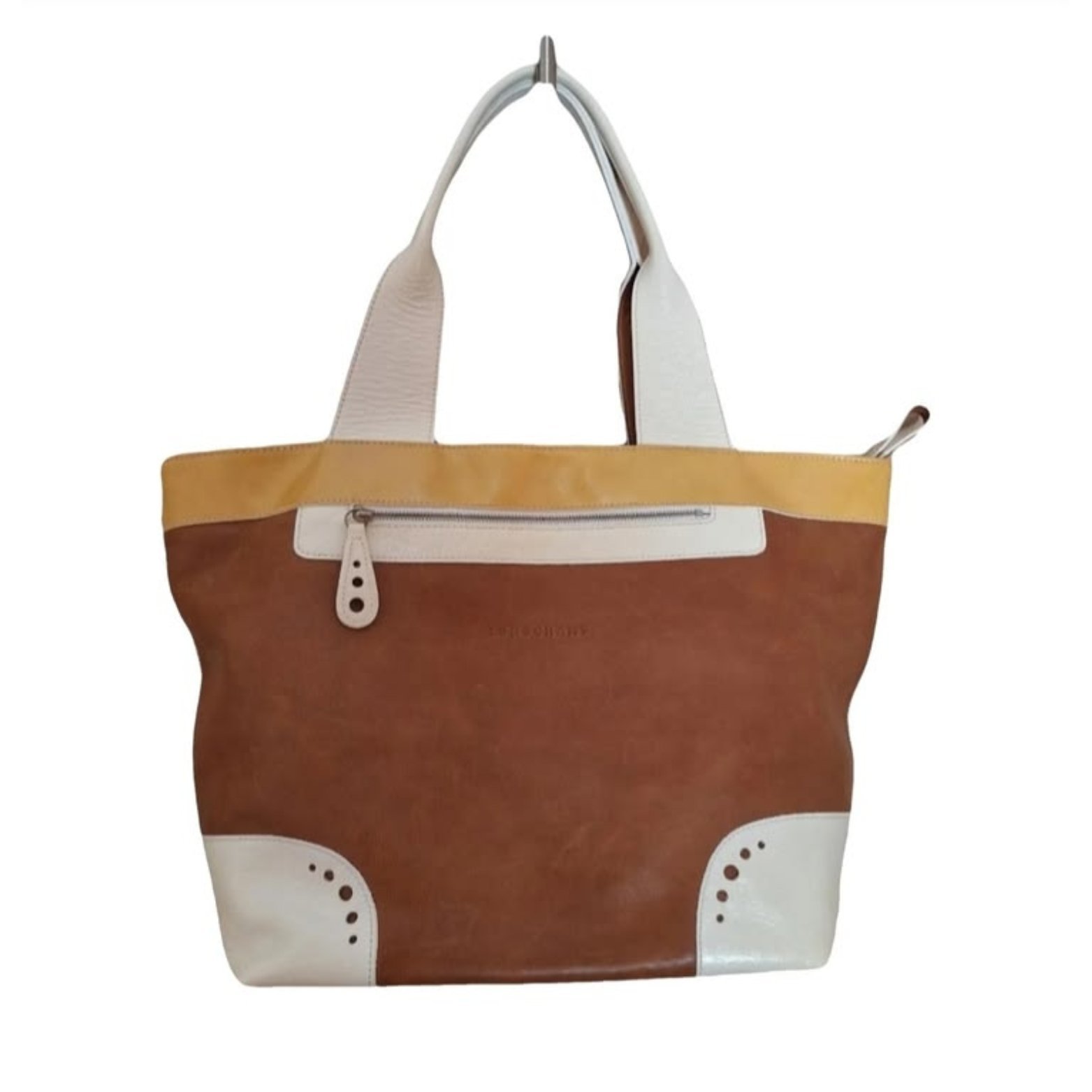 Leather tote