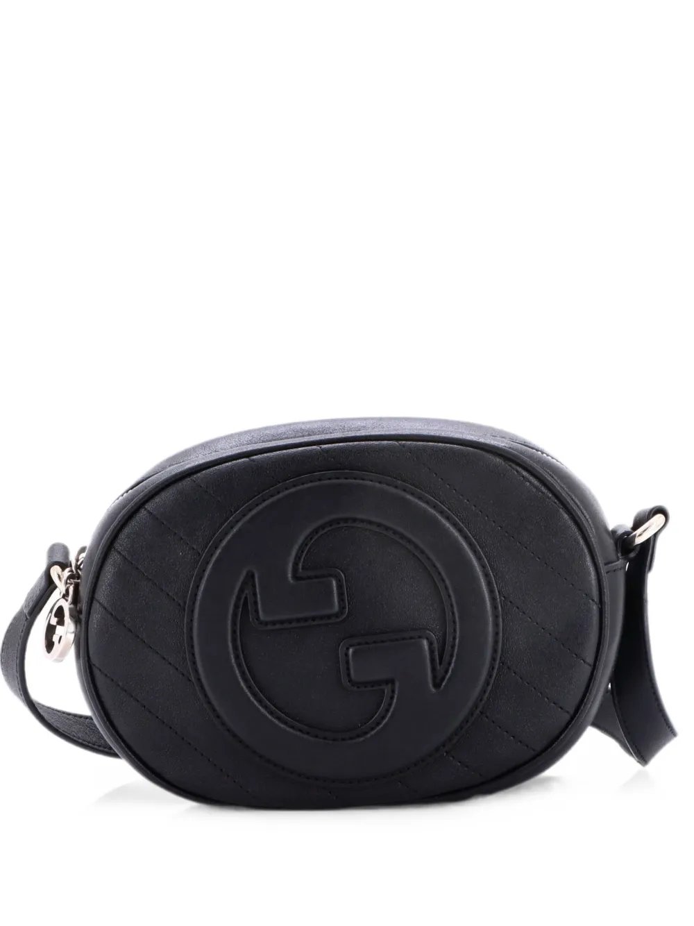 Blondie NM Round Camera Bag Diagonal Quilted Leather crossbody bag