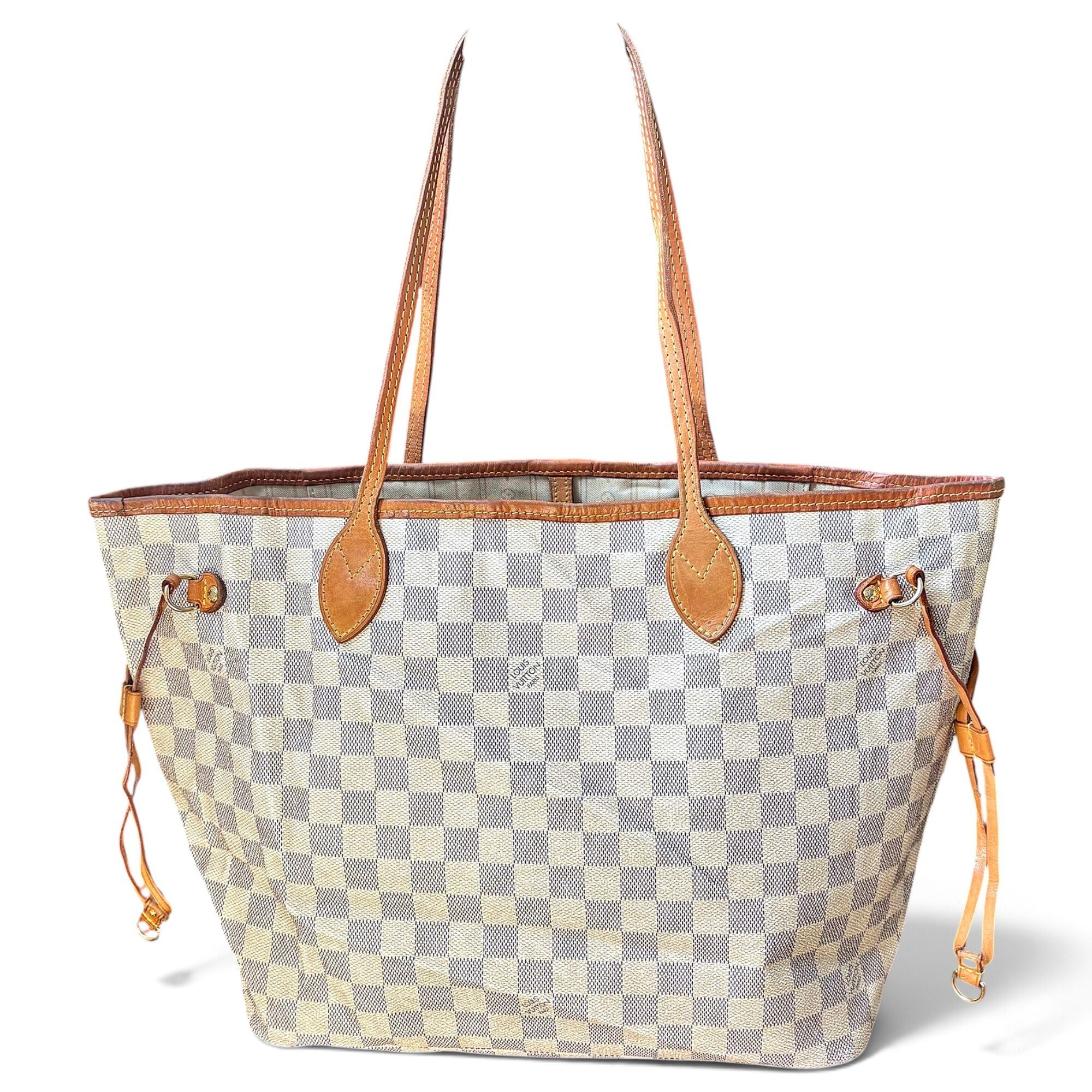 Louis Vuitton Neverfull leather tote